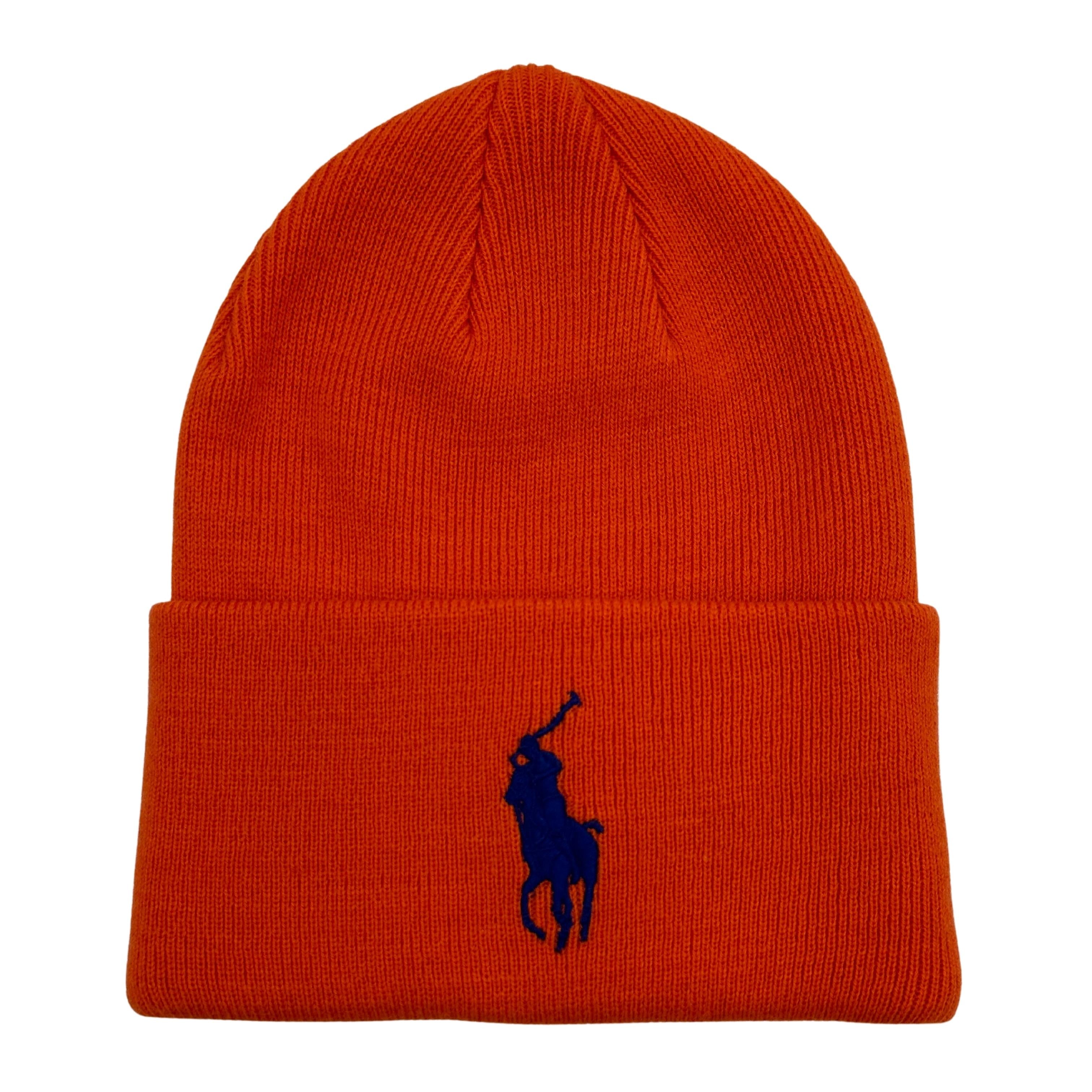 Orange polo beanie online