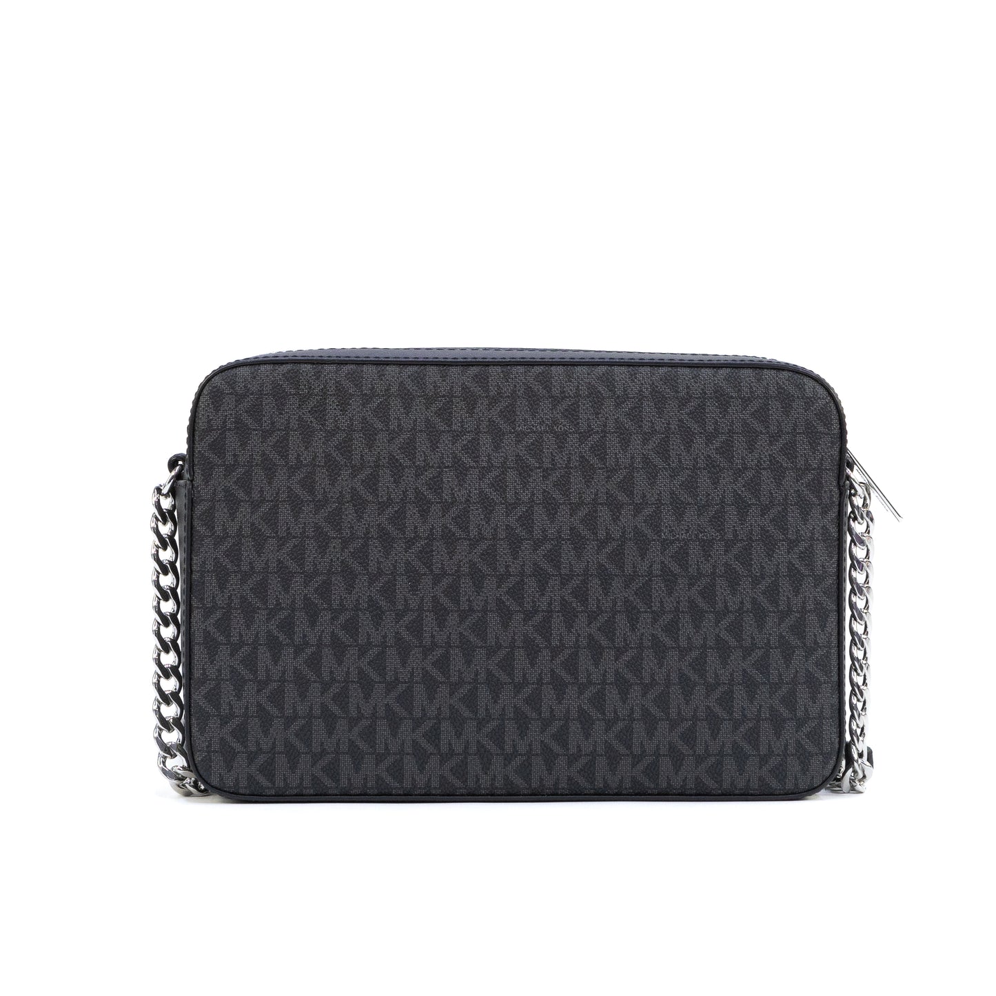 Michael Kors Jet Set MK Signature Crossbody Bag - Black