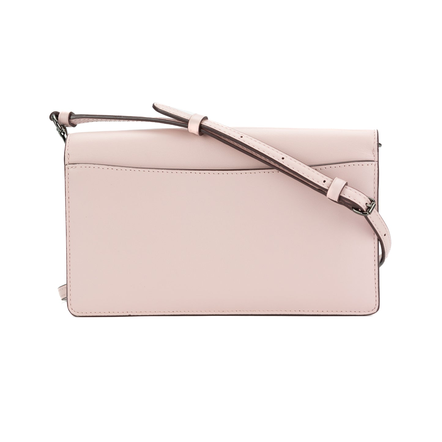 Coach Hayden Foldover Crossbody Clutch With Tea Rose Stones - Pink