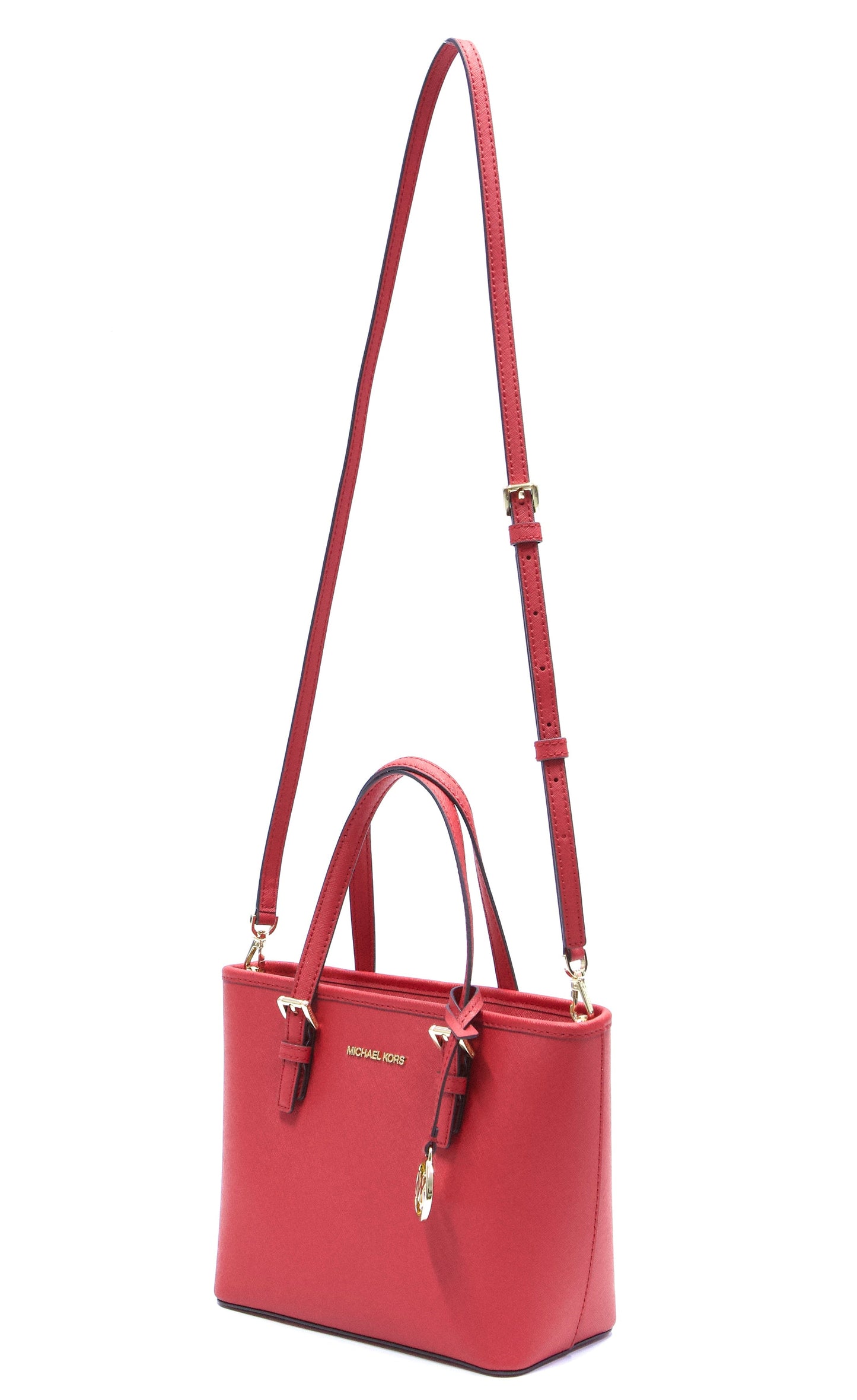 Michael Kors XS Carry All Jet Set Travel Tote - Red