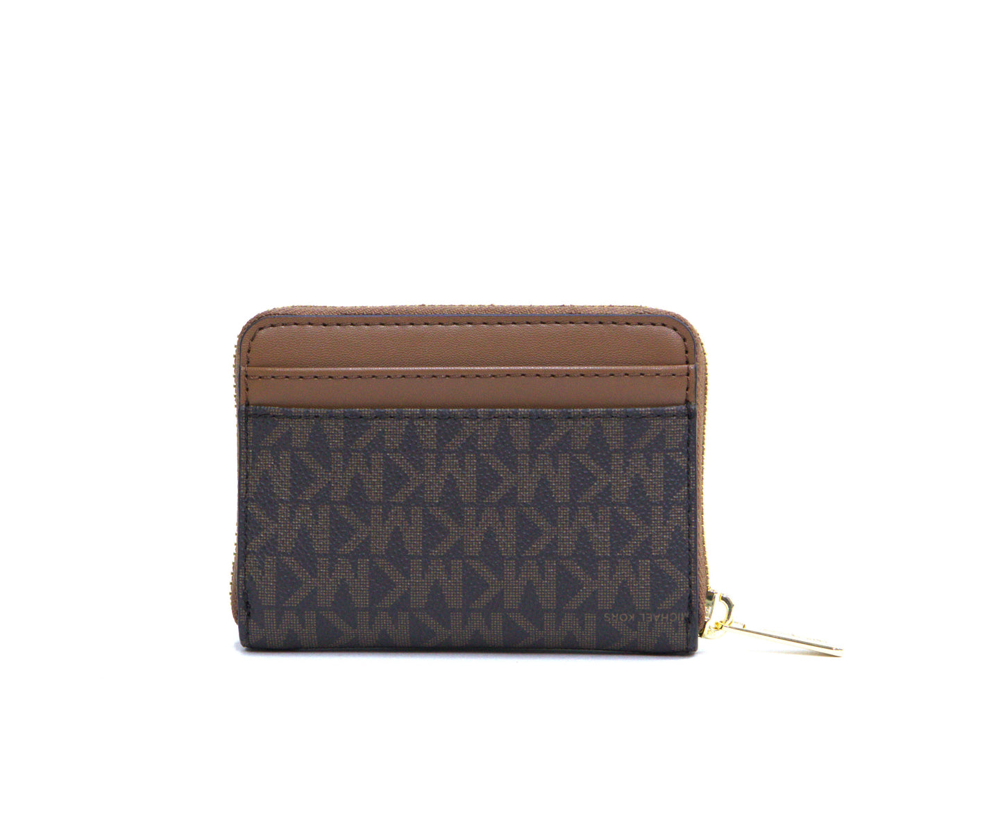 Michael Kors Signature Jet Set Travel Card Case Wallet - Brown