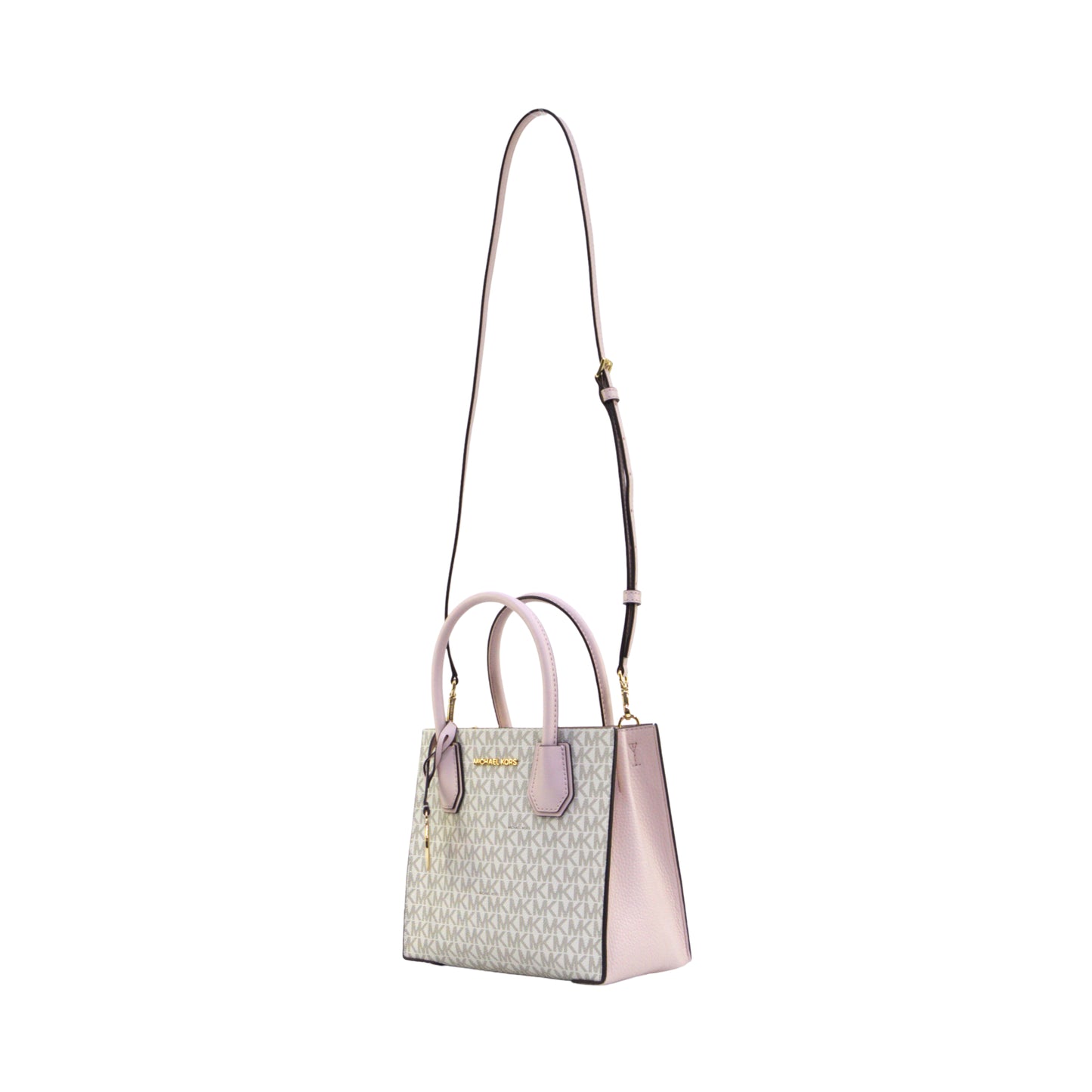 Michael Kors Mercer Messenger Medium Crossbody Bag - Vanilla Powder Blush