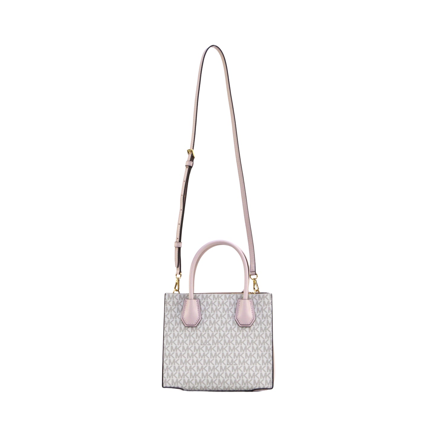 Michael Kors Mercer Messenger Medium Crossbody Bag - Vanilla Powder Blush