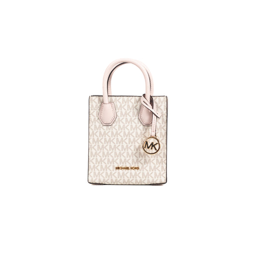 Michael Kors Mercer XS Shopper Crossbody Bag - Vanilla