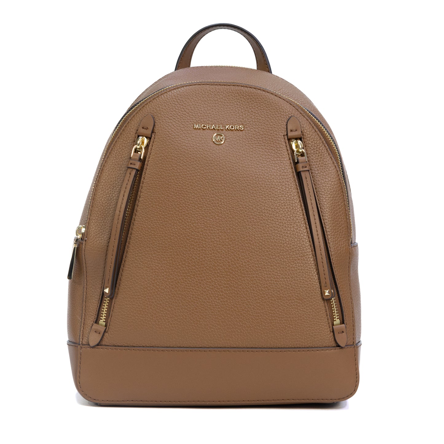 Michael Kors Brooklyn Medium Pebbled Leather Backpack - Brown