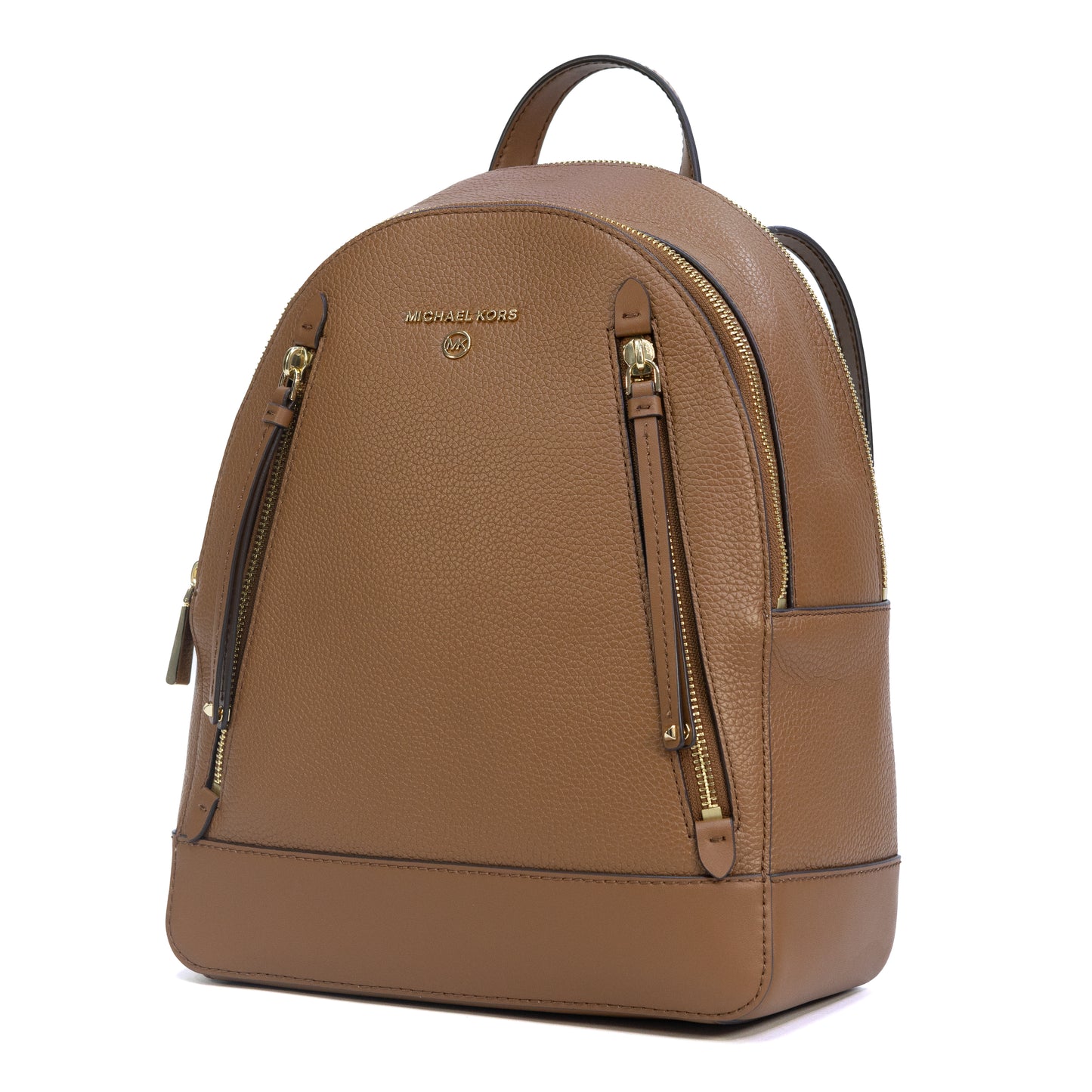 Michael Kors Brooklyn Medium Pebbled Leather Backpack - Brown