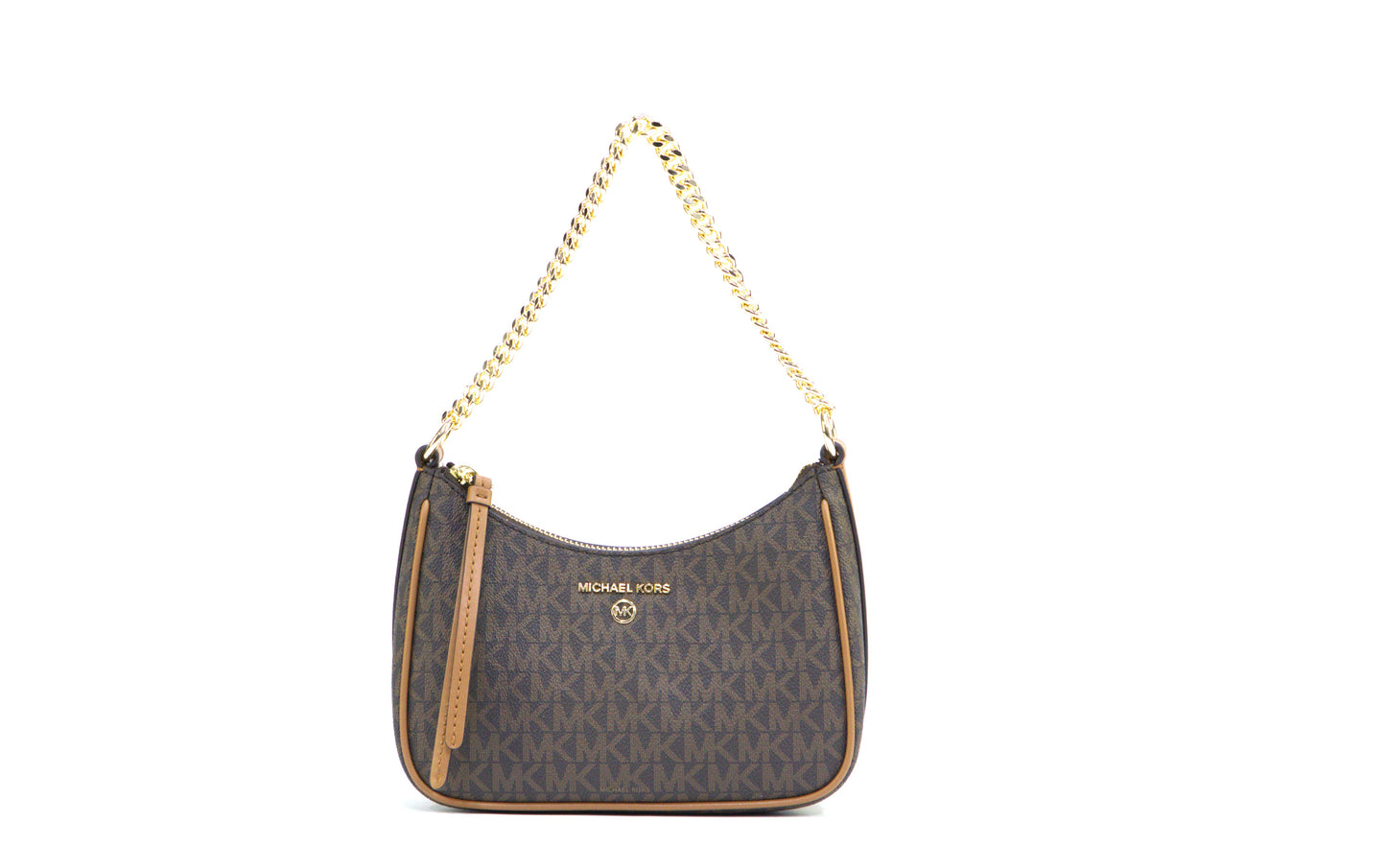 Michael Kors SM Chain Pouchette - Brown/Acrn