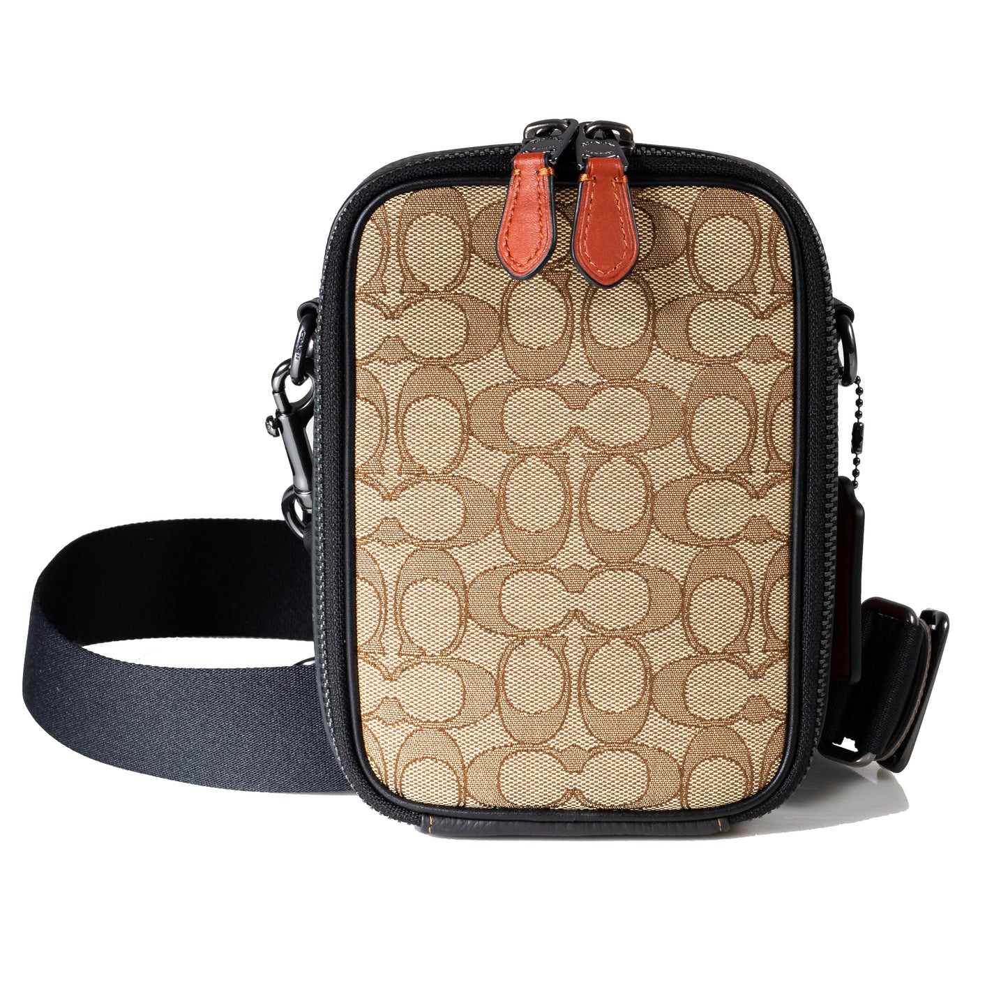 Coach Stanton Crossbody In Signature Canvas - Black/Chalk