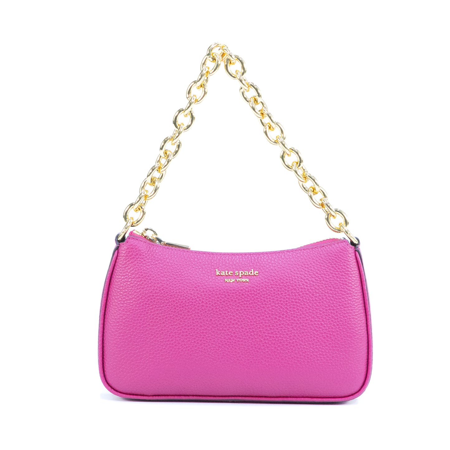 Kate Spade Jolie Pebbled Leather Small Convertible Crossbody Bag - Purple