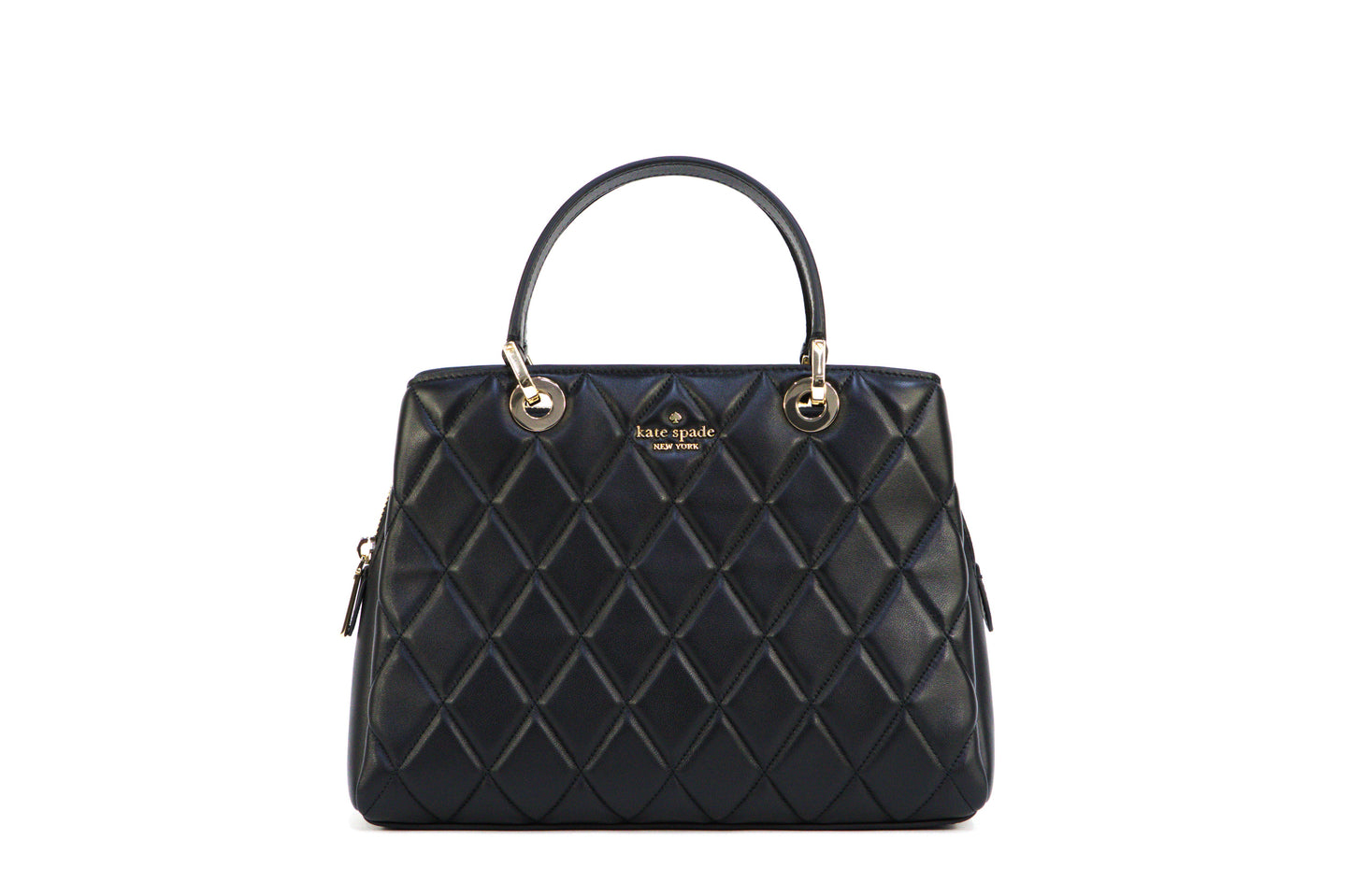 Kate Spade Carey Quilted Sullivan Satchel - Black