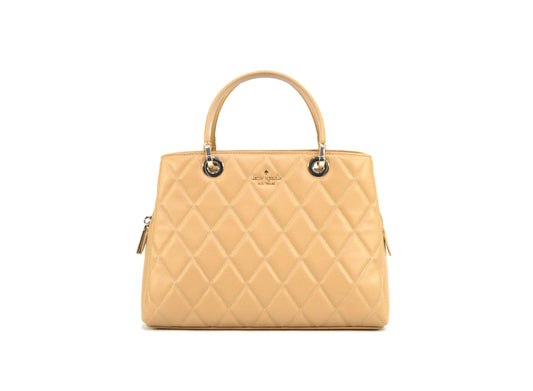 Kate Spade Carey Quilted Sullivan Satchel - Tiramisu