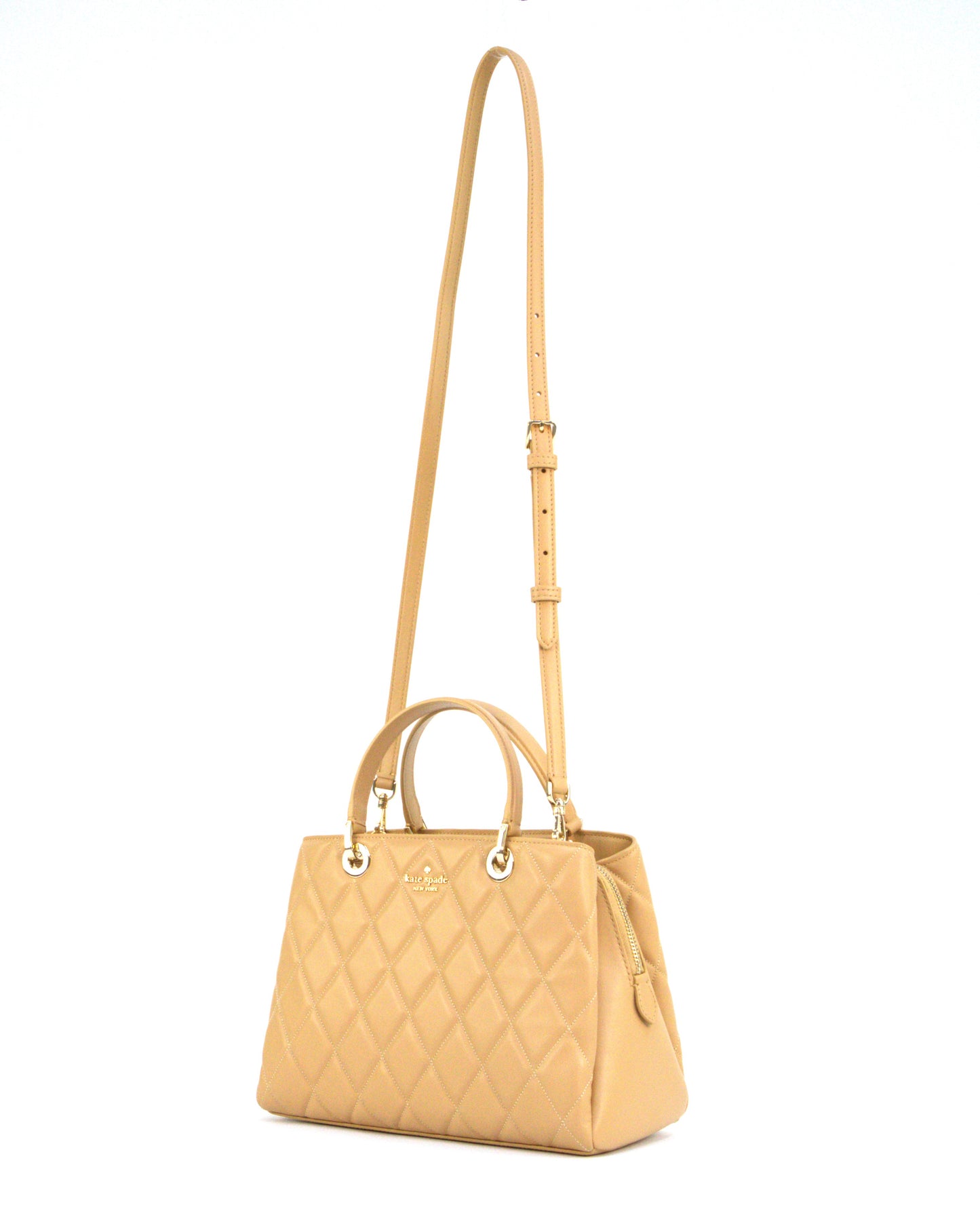 Kate Spade Carey Quilted Sullivan Satchel - Tiramisu