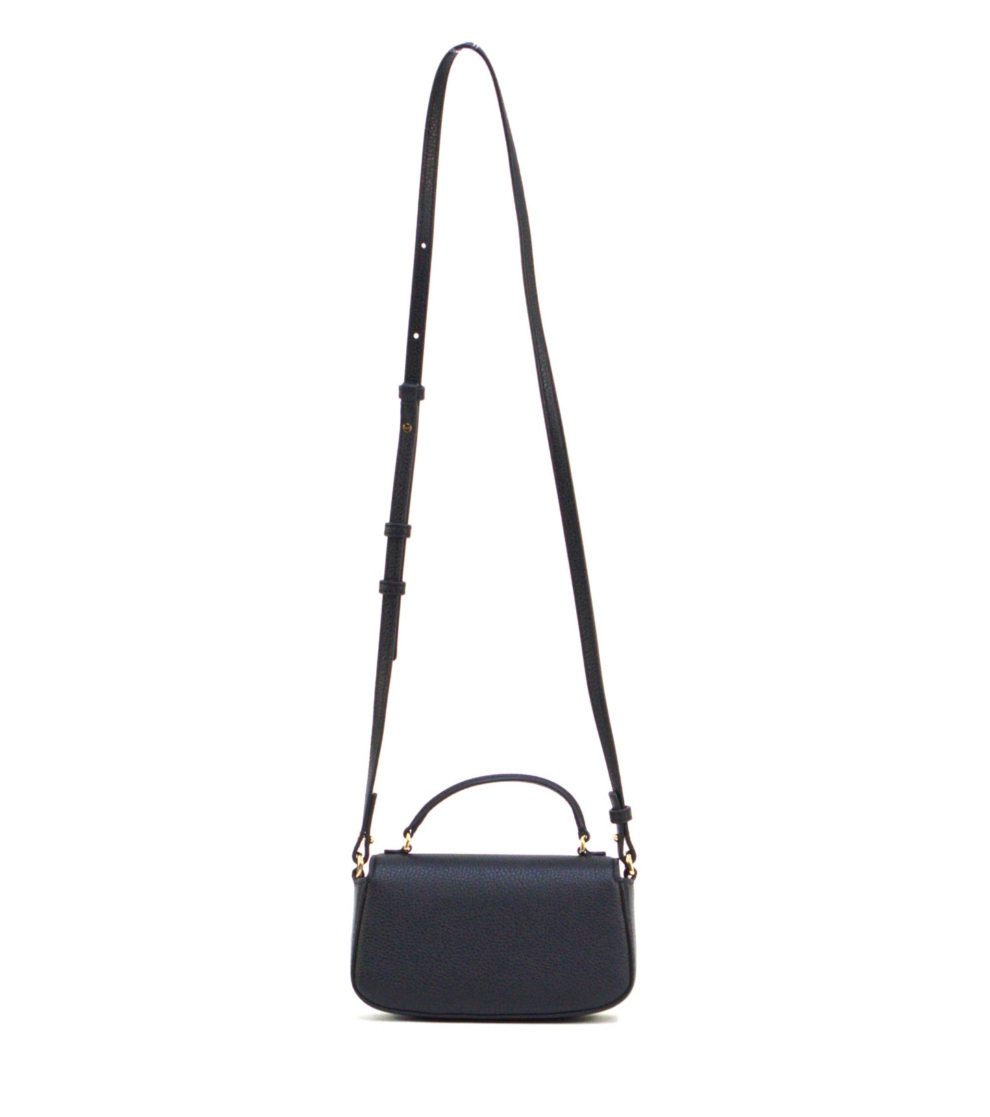 Tory Burch Britten Mini Top Handle Leather Crossbody Bag - Black