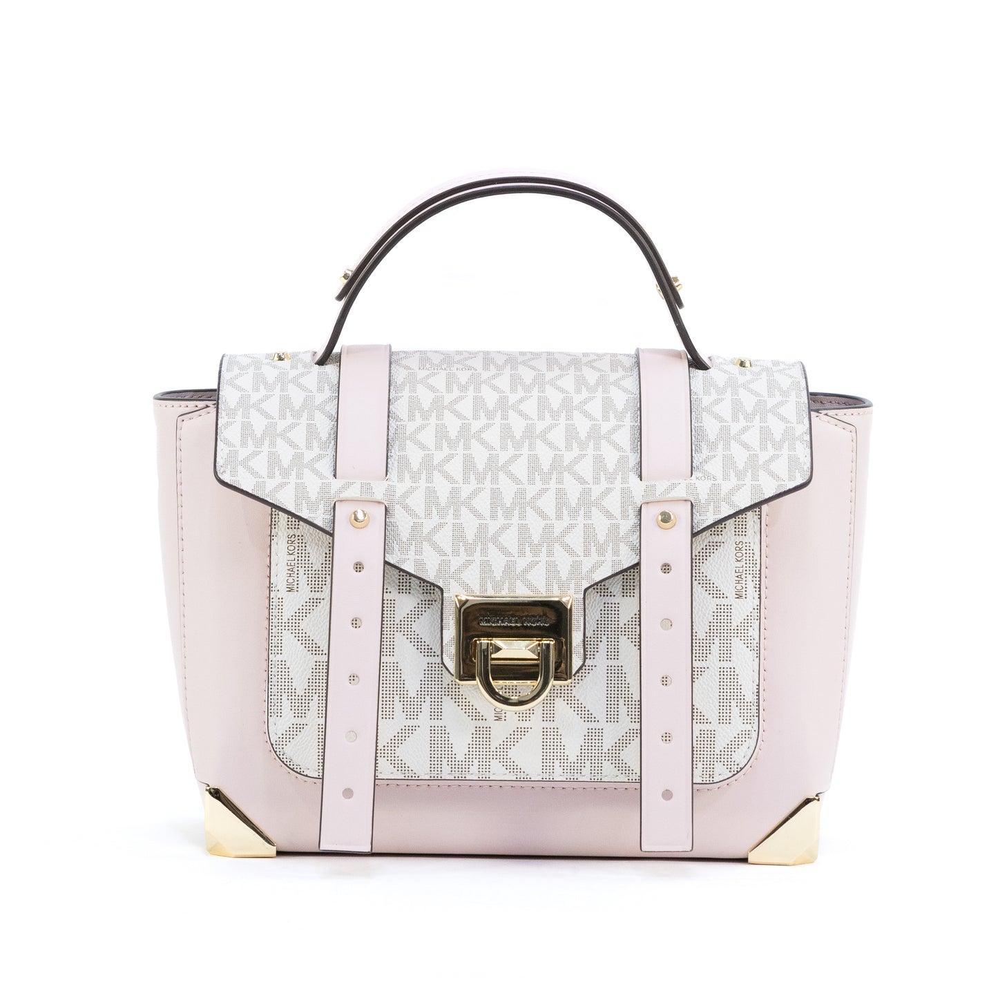 Michael Kors Manhattan Satchel - Powder Blush Multi