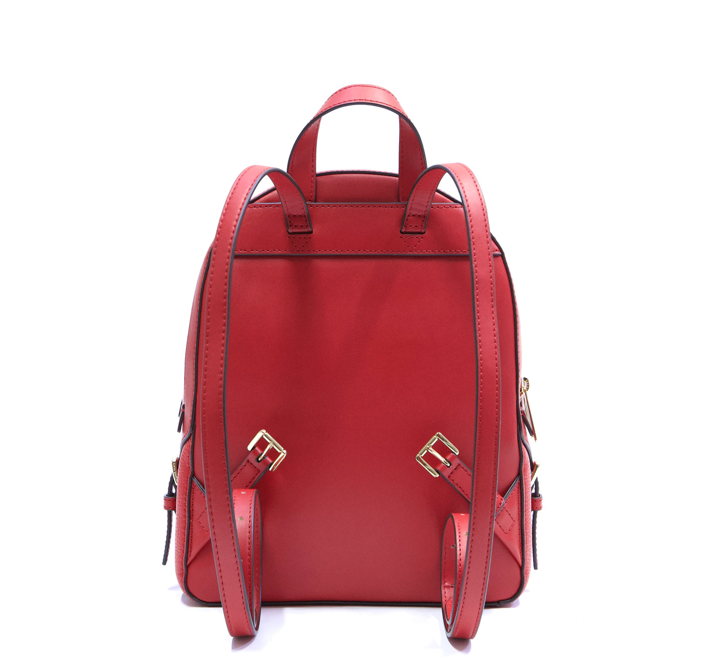 Michael Kors Jaycee Medium Pebbled Leather Backpack - Bright Red