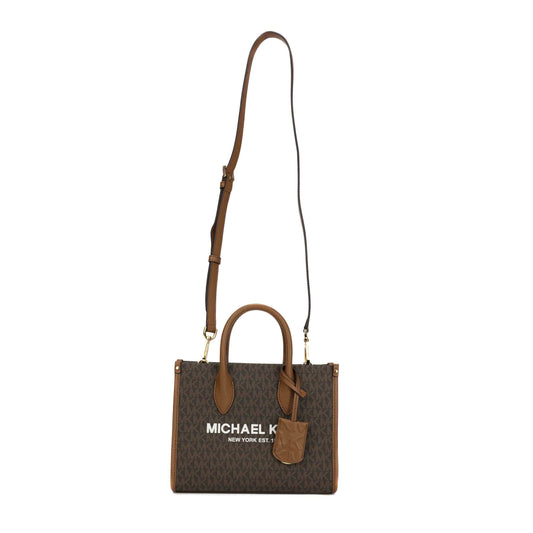 Michael Kors Mirella Small Logo Crossbody Bag - Brown - 196163437613