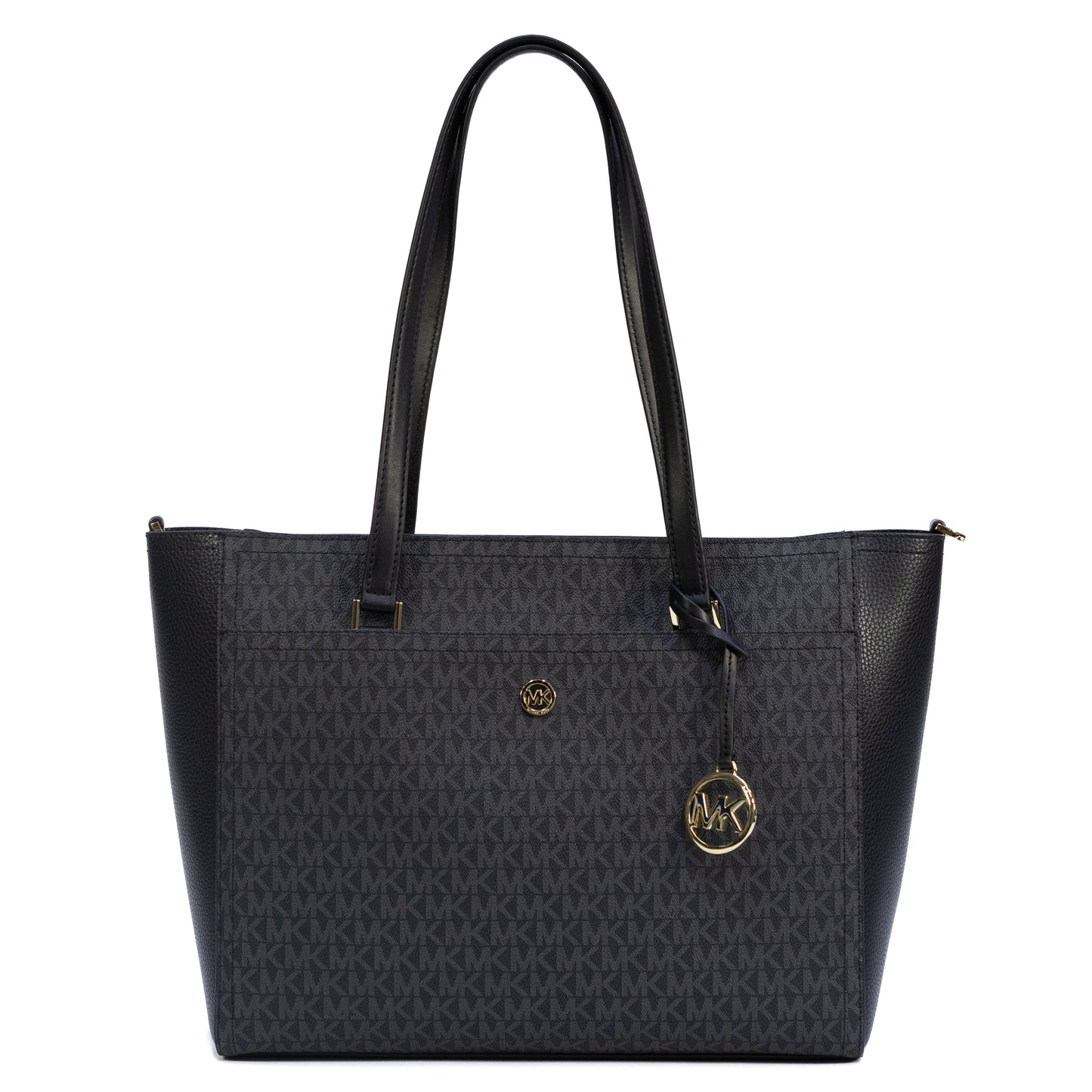 Michael Kors Maisie Large Signature Logo 3-in-1 Top Zip Tote Bag - Black