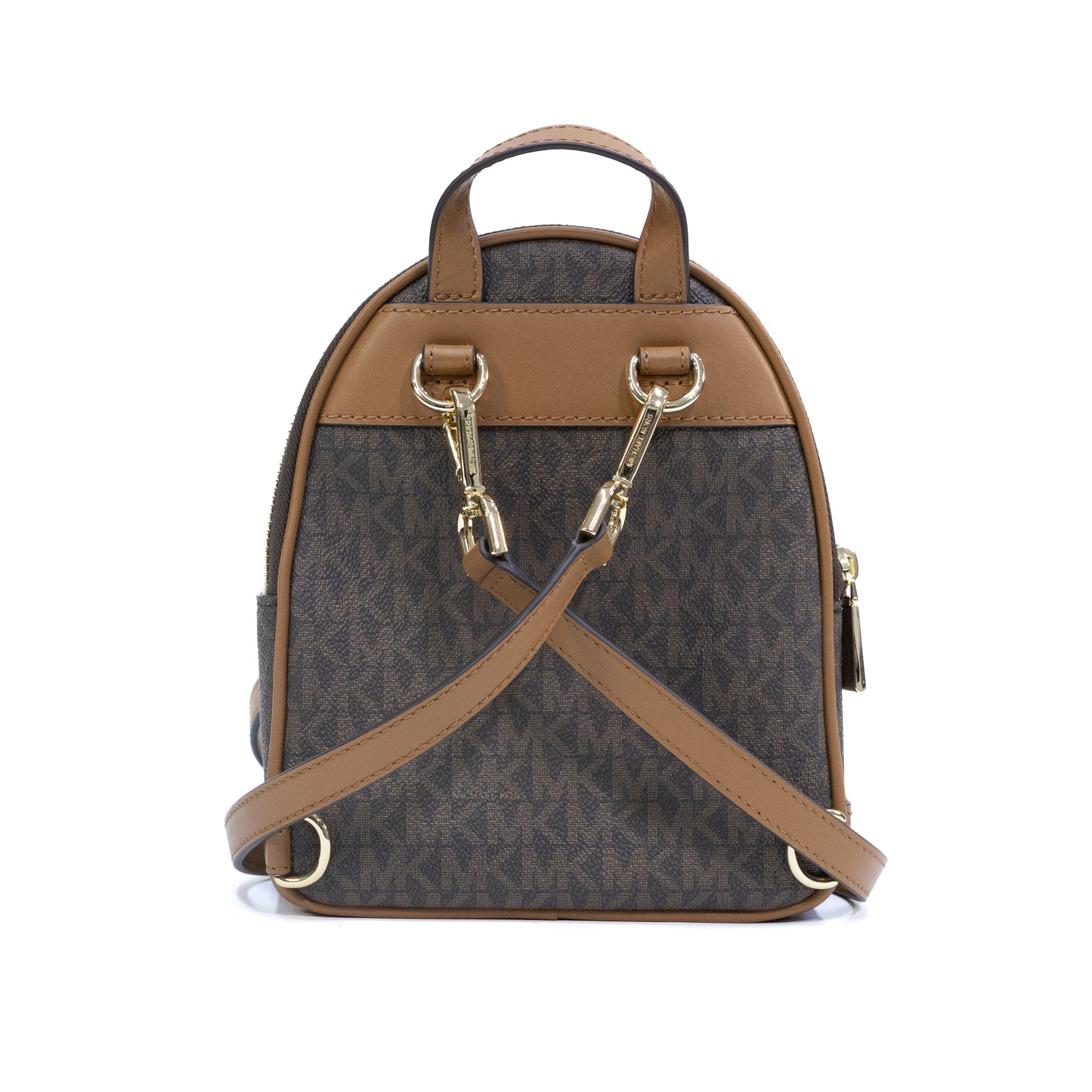 Michael Kors Brooklyn Signature Extra Small Messenger Backpack - Brown