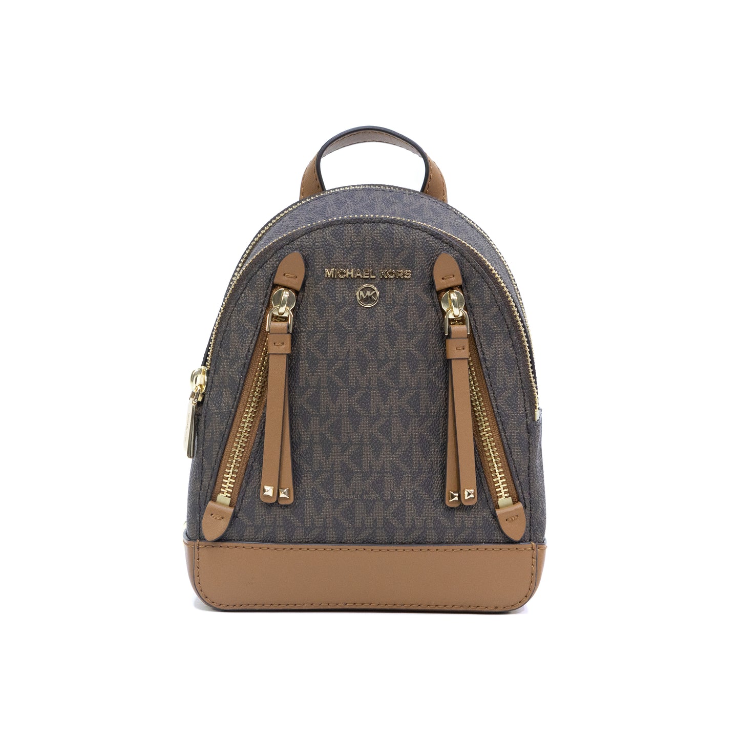 Michael Kors Brooklyn Signature Extra Small Messenger Backpack - Brown