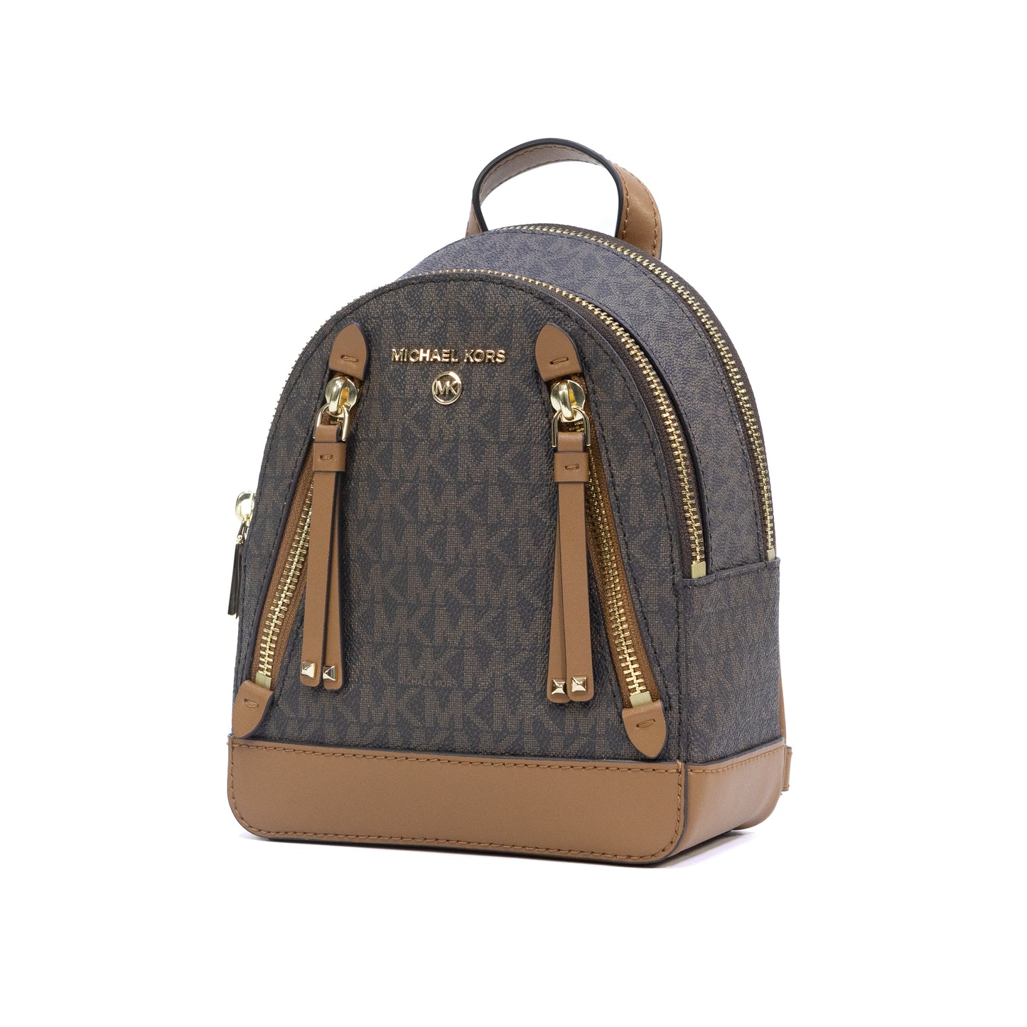 Michael Kors Brooklyn Signature Extra Small Messenger Backpack - Brown