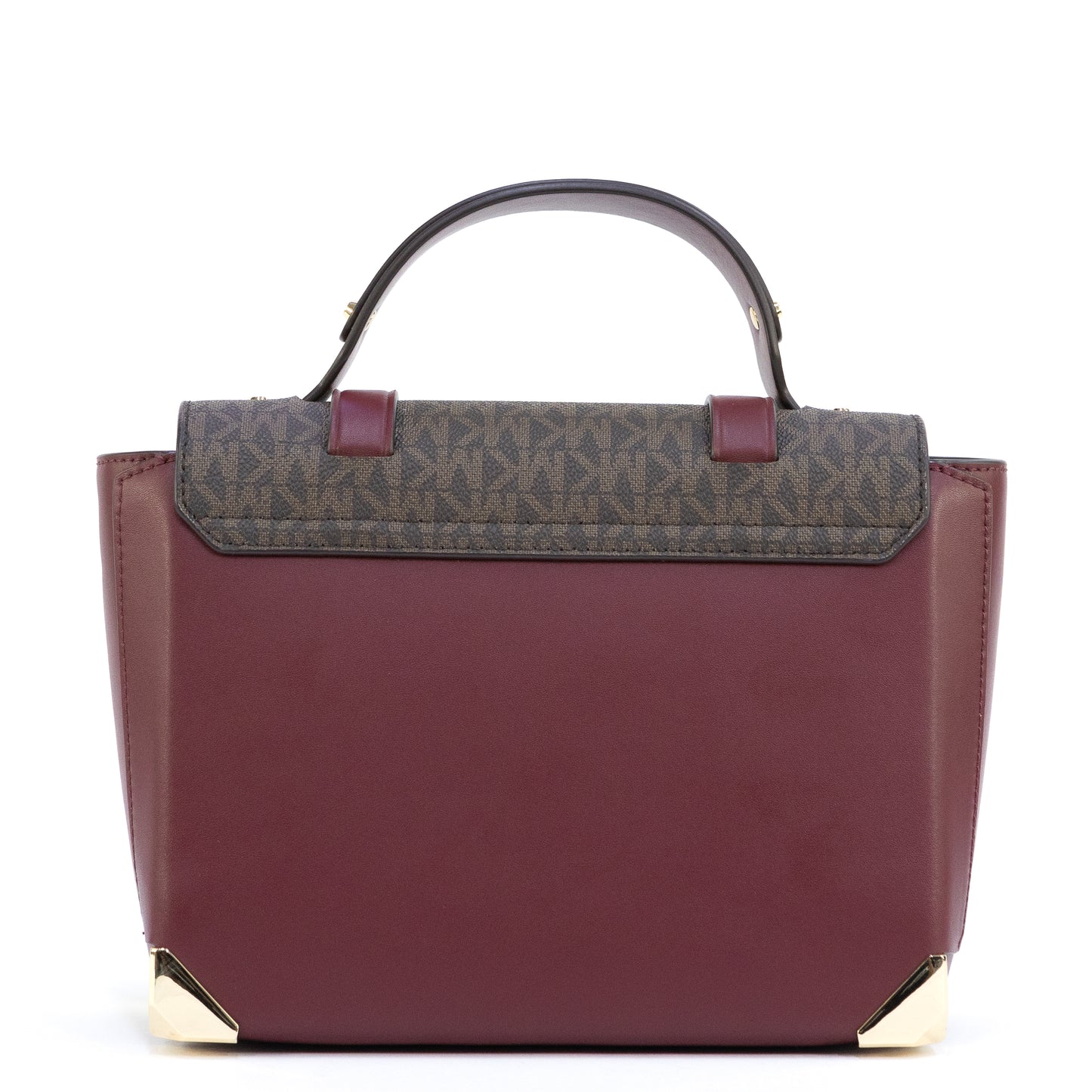 Michael Kors Manhattan MD Satchel - Dark Cherry