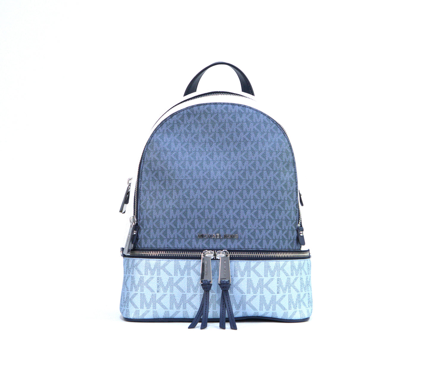 Michael Kors Rhea Medium Backpack - Pale Blue Multi