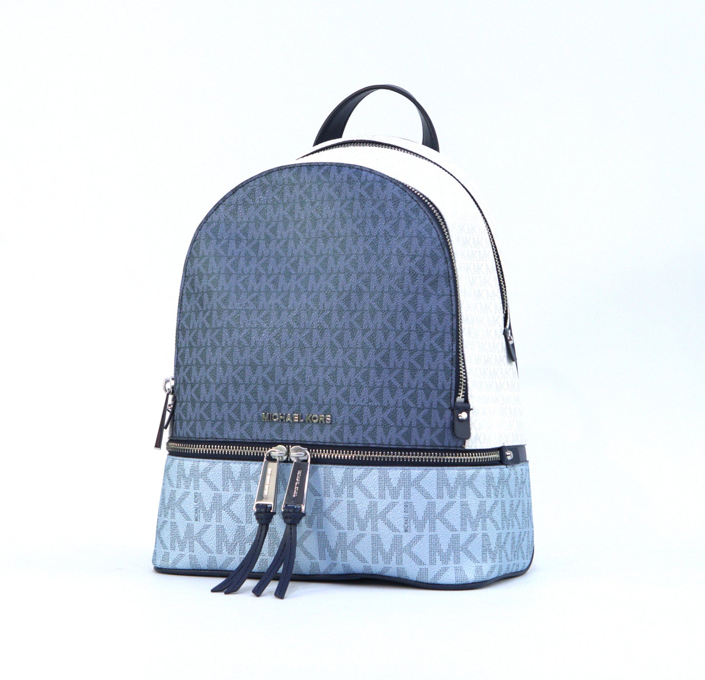 Michael Kors Rhea Medium Backpack - Pale Blue Multi