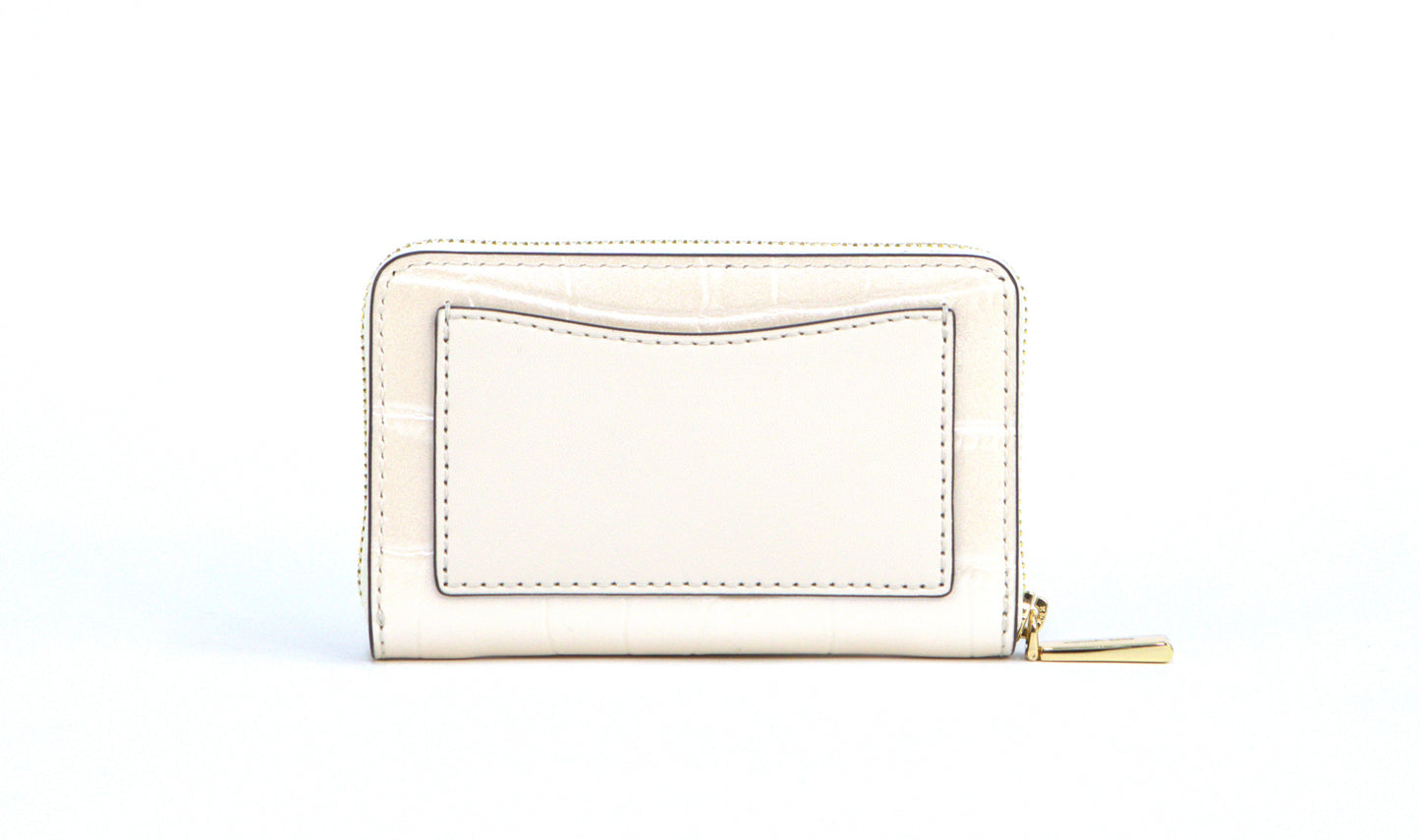 Michael Kors  Jet Set SM Card Case - Light Cream