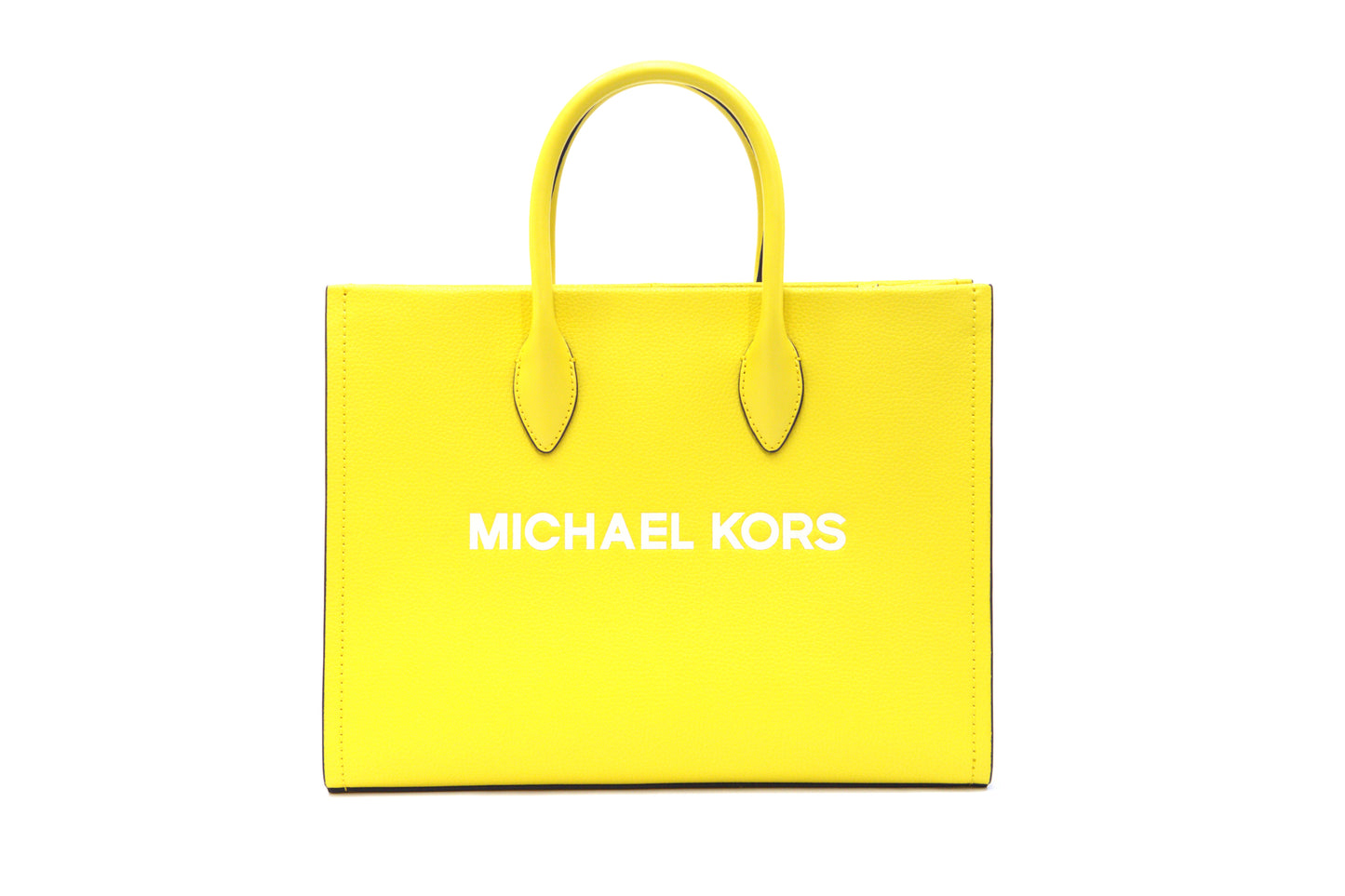 Michael Kors Mirella Medium EW Tote Crossbody Shopper Bag - Golden Yellow