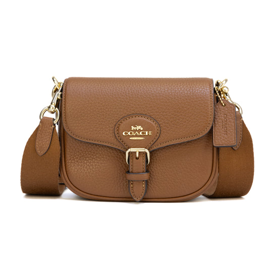 Coach Amelia Small Saddle Bag - Brown