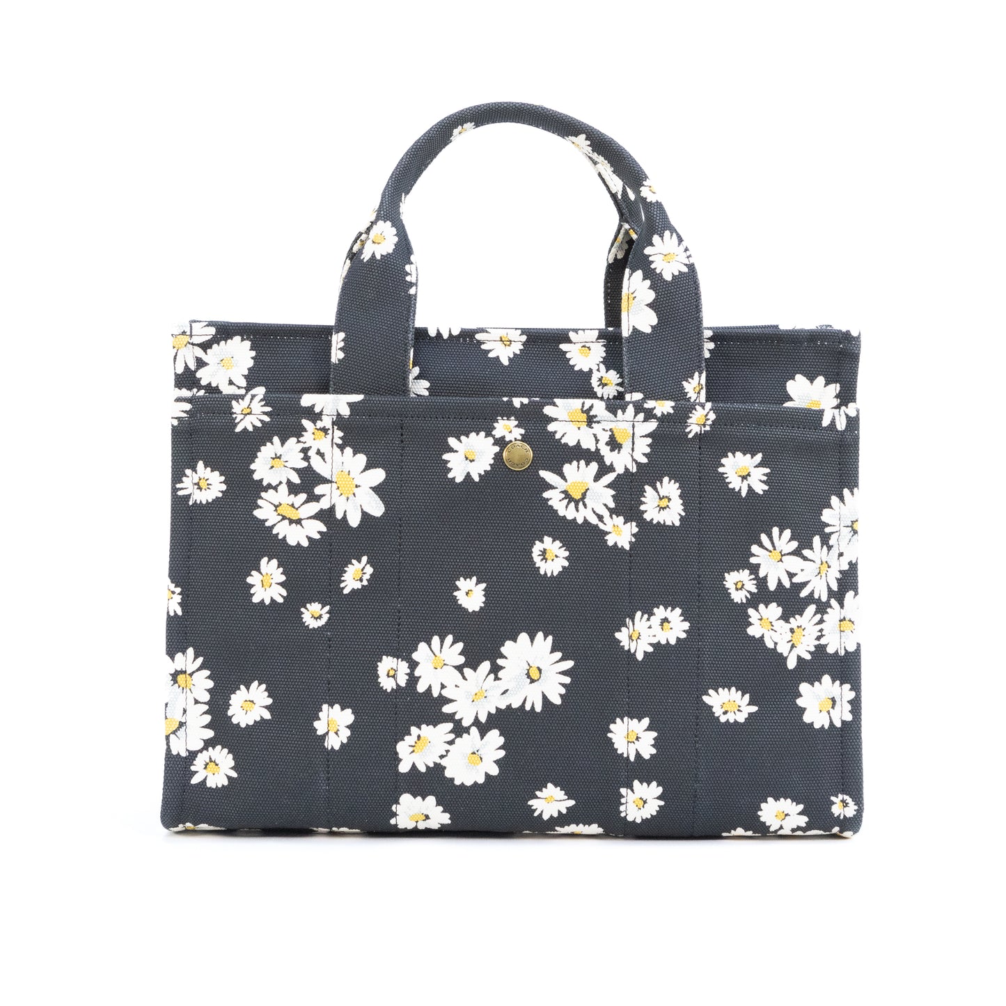 Coach Cargo Tote Handbag with Floral Print