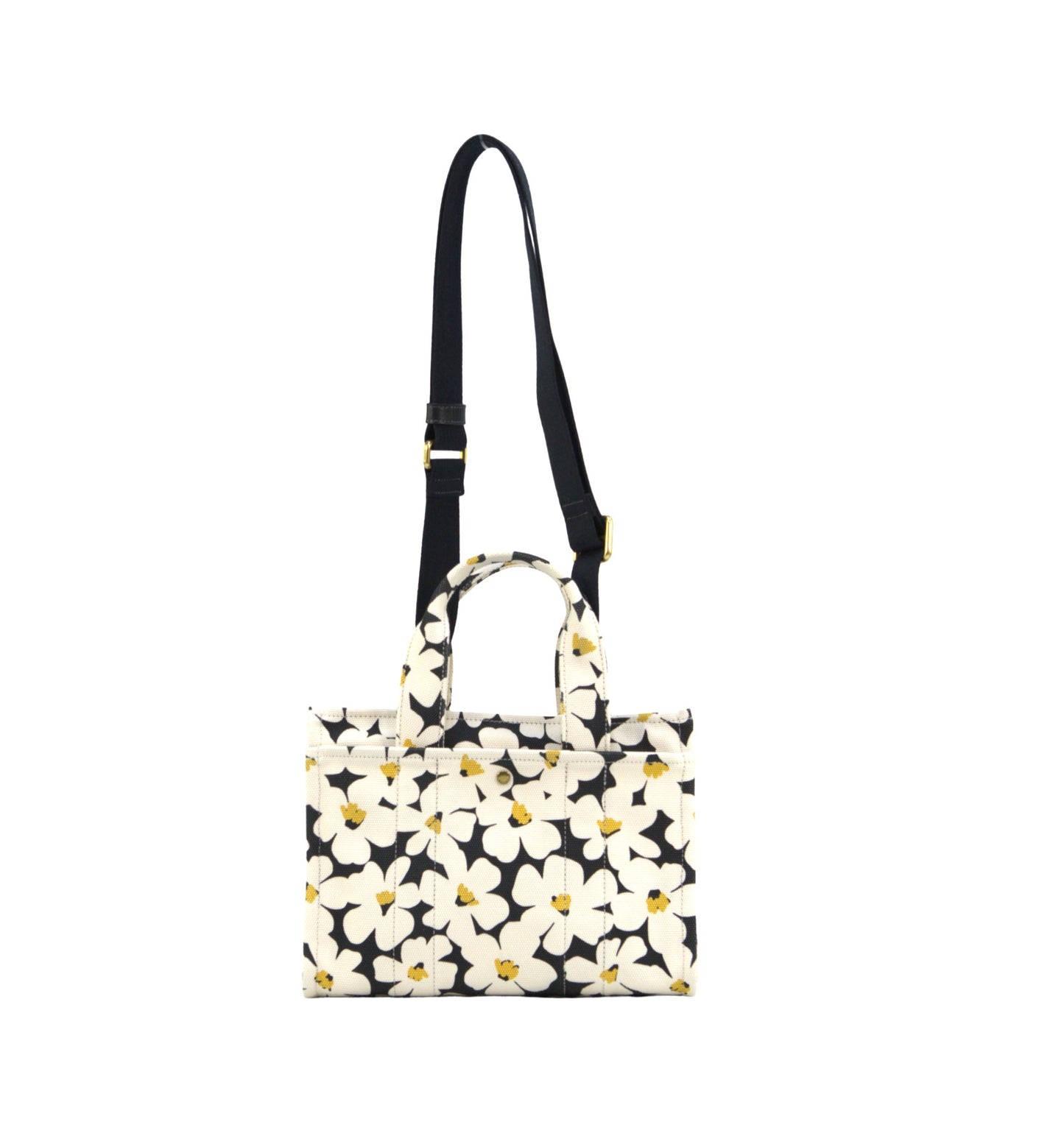 Coach Cargo 26 Tote Handbag - White Floral Print