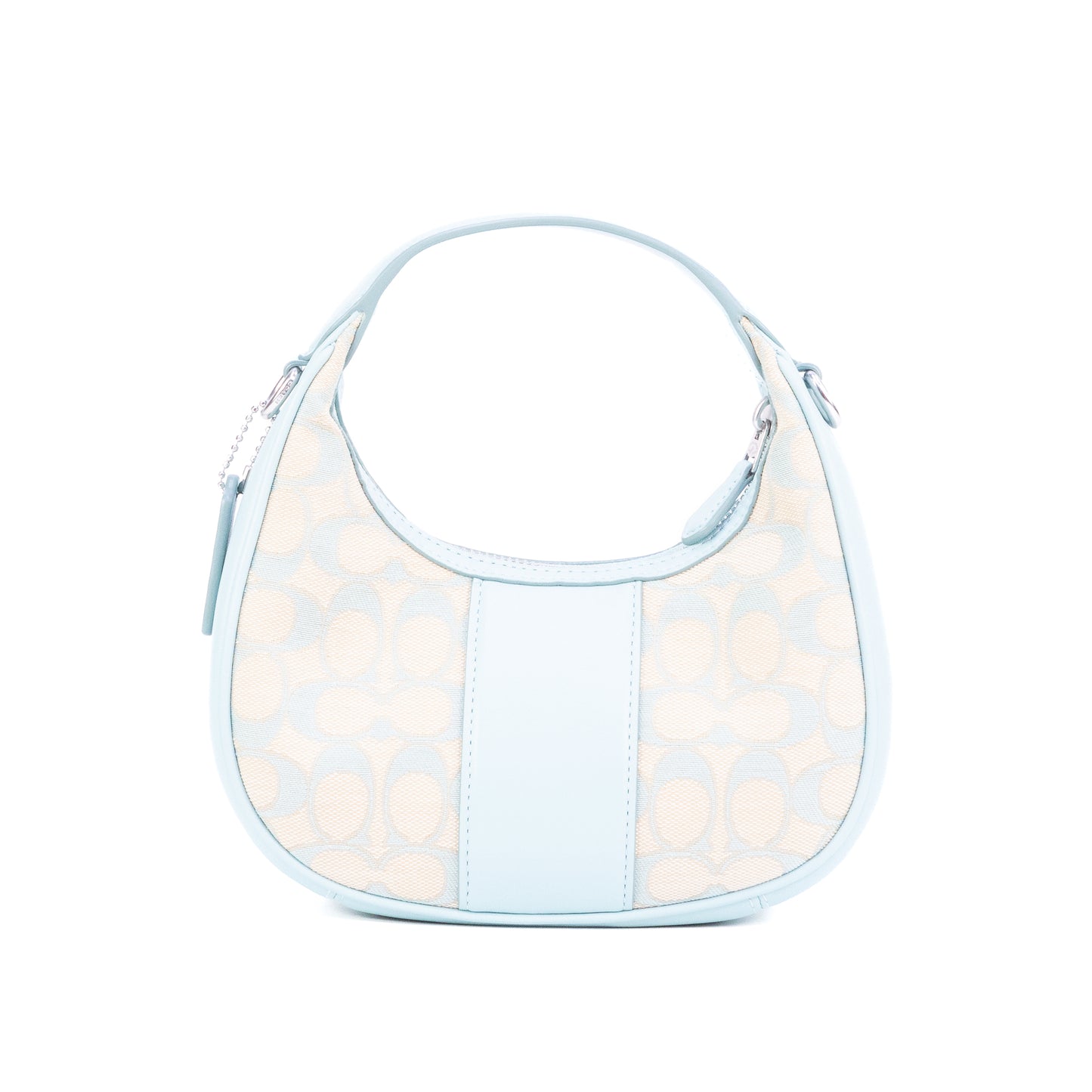 Coach Carmen Mini Crossbody In Signature Jacquard - Faded Blue