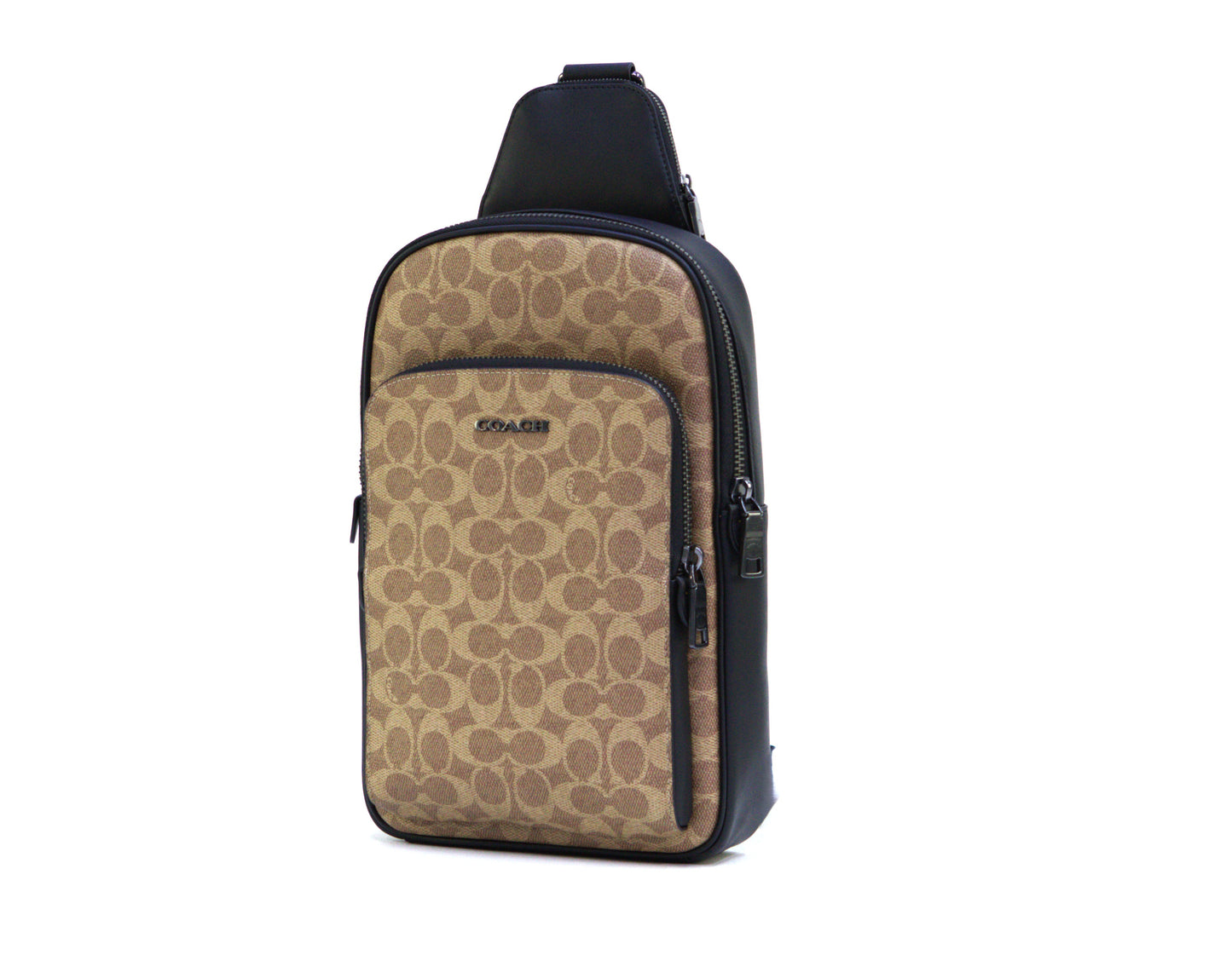 Coach Ethan Pack In Sıgnature Canvas - Tan/Black