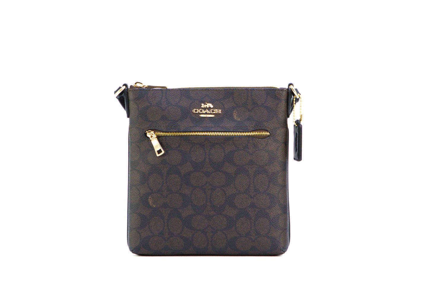 Coach Mini Rowan File - Walnut/Black