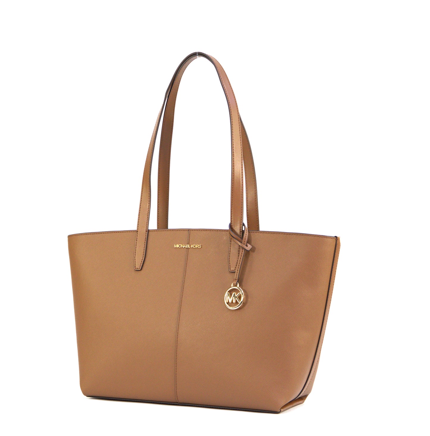 Michael Kors MD Zip Top Tote Bag - Brown