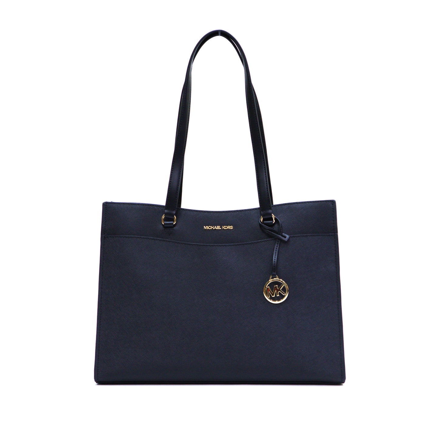 Michael Kors Jet Set Travel Large Saffiano Leather Tote Bag - Navy