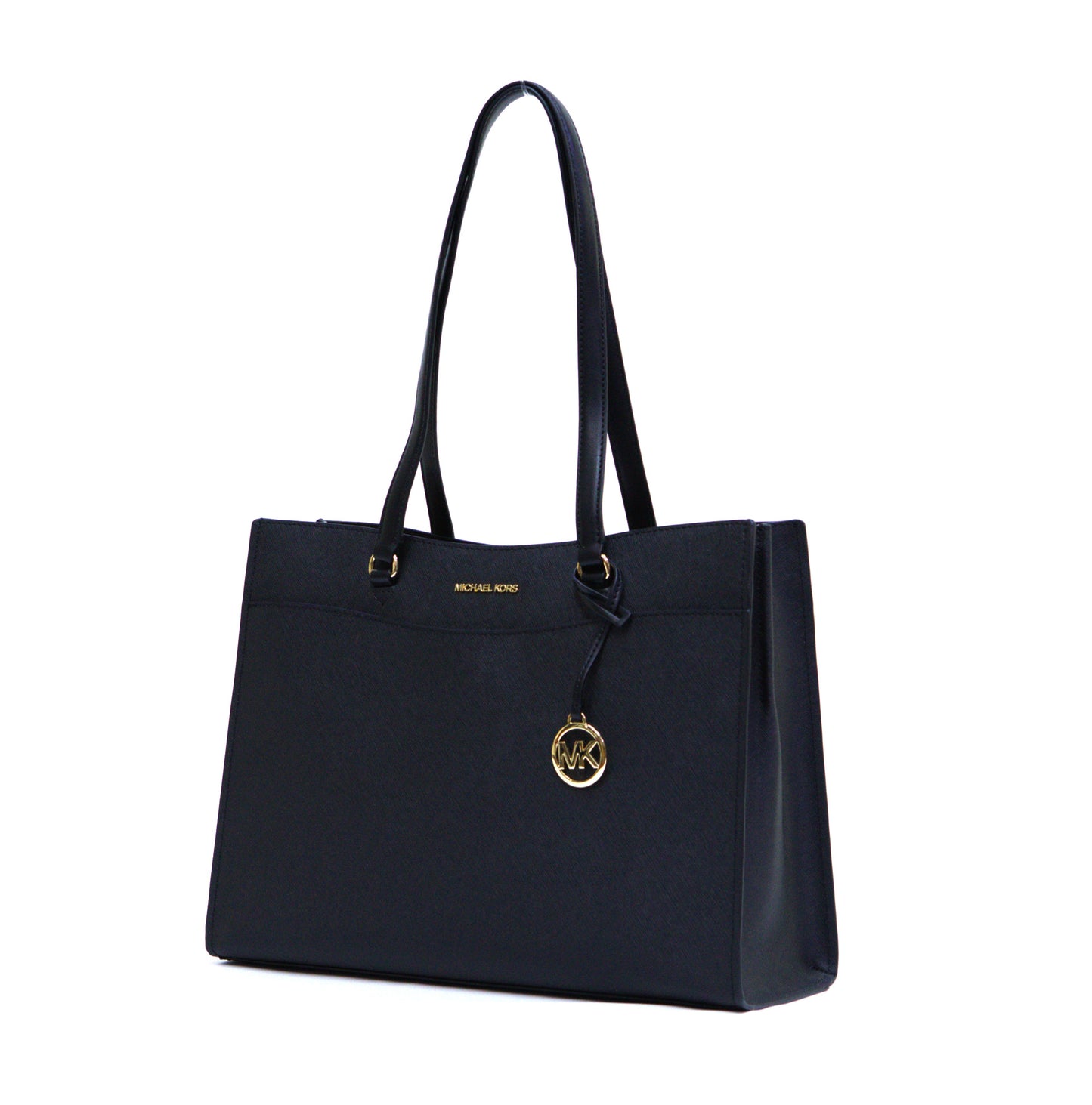 Michael Kors Jet Set Travel Large Saffiano Leather Tote Bag - Navy