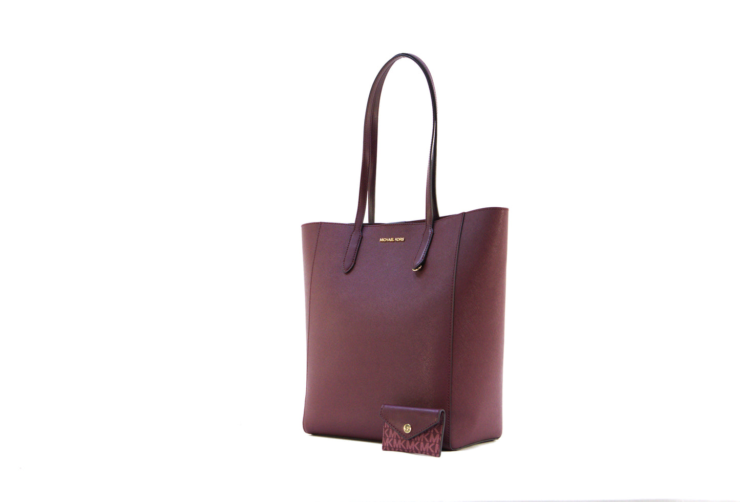 Michael Kors Vincent Large Shoulder Tote Bag - Oxblood