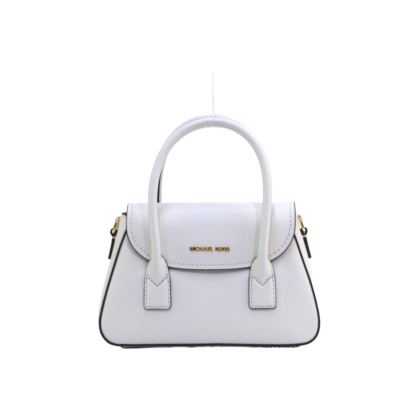 Michael Kors Katya SM Satchel Crossbody - Light Cream