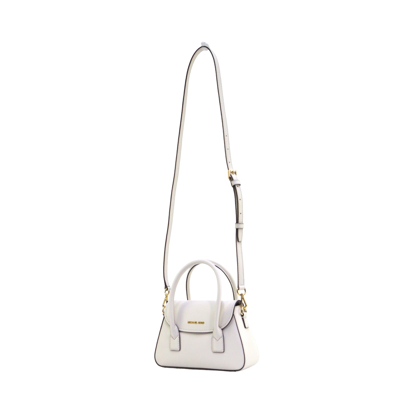 Michael Kors Katya SM Satchel Crossbody - Light Cream