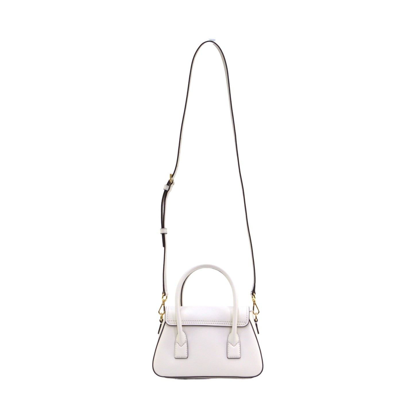 Michael Kors Katya SM Satchel Crossbody - Light Cream