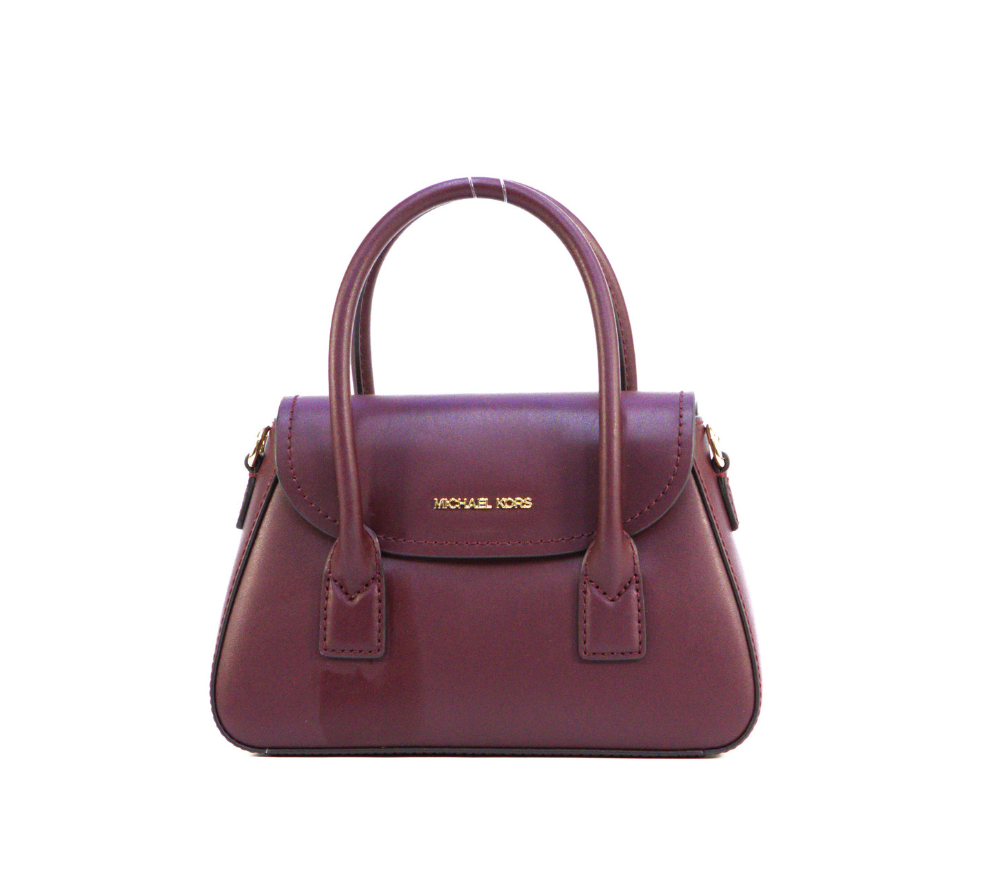 Michael Kors Katya SM Saddle Crossbody - Oxblood