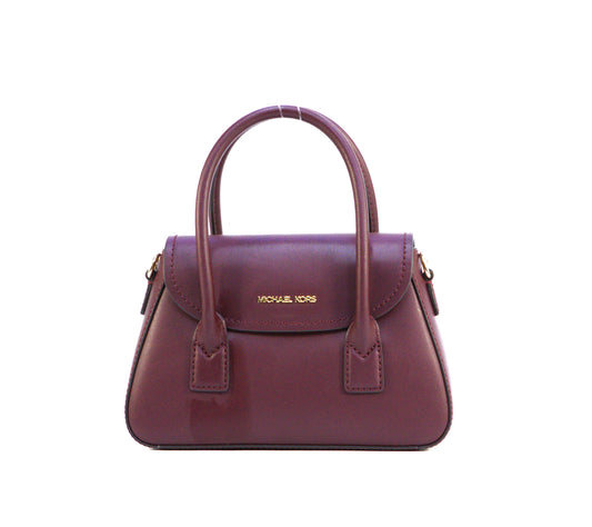 Michael Kors Katya SM Saddle Crossbody - Oxblood