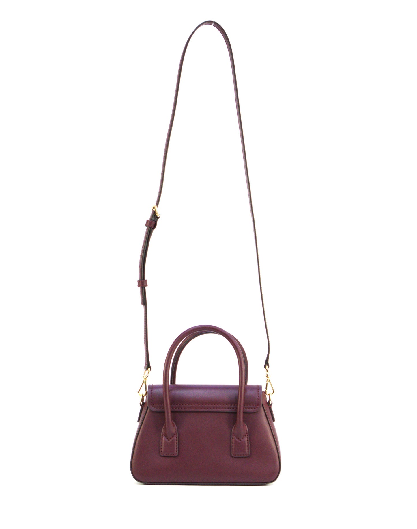 Michael Kors Katya SM Saddle Crossbody - Oxblood