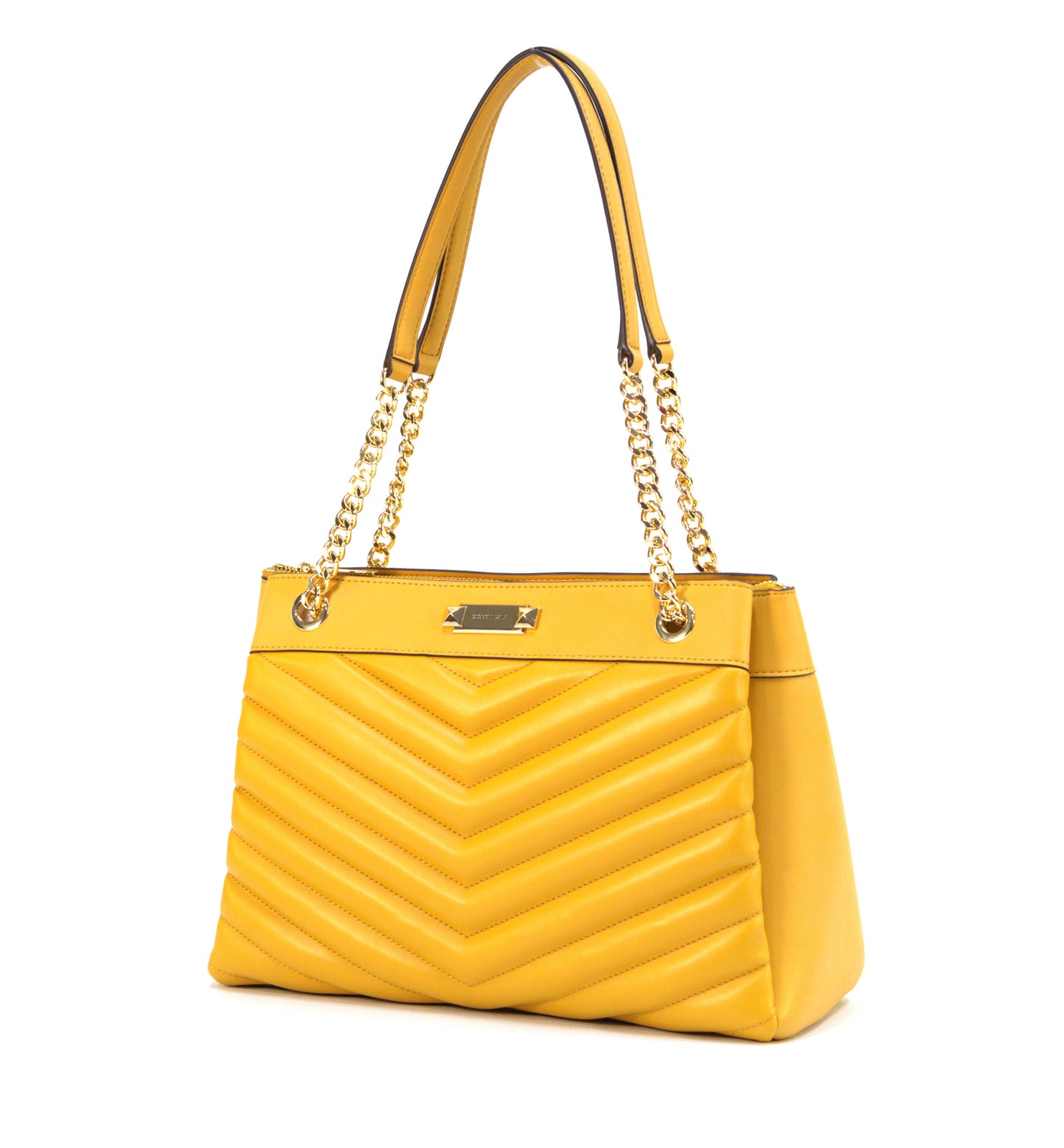 Michael Kors Whitney Medium Chain Strap Tote Shoulder Bag - Golden Rod