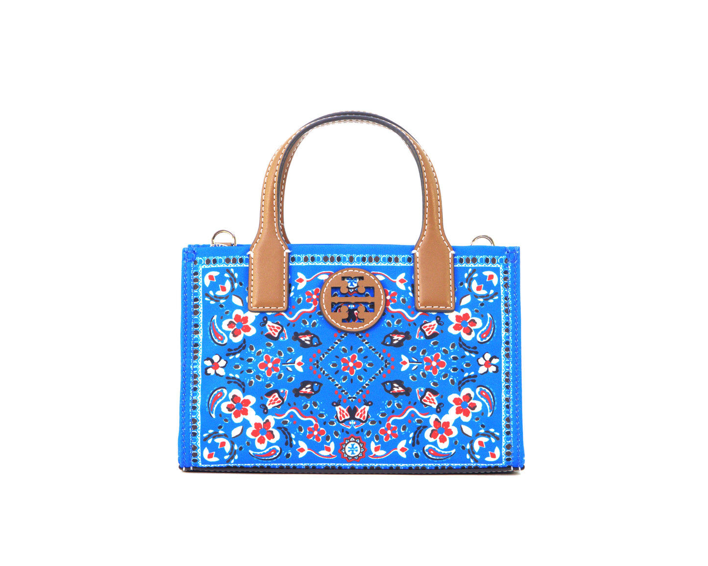 Tory Burch Ella Nylon Printed Mini Tote - Blue