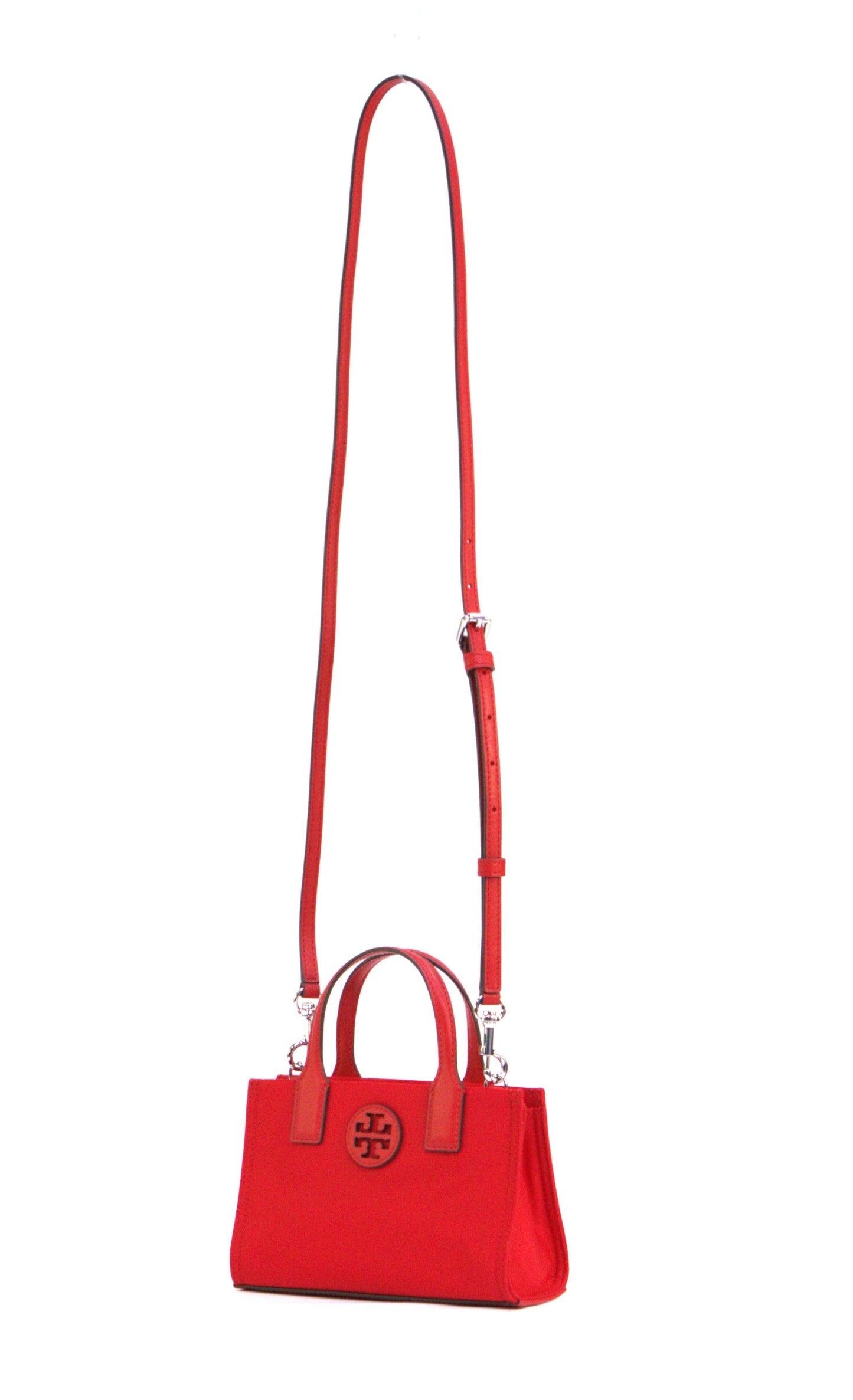 Tory Burch Ella Nylon Mini Tote - Brilliant Red