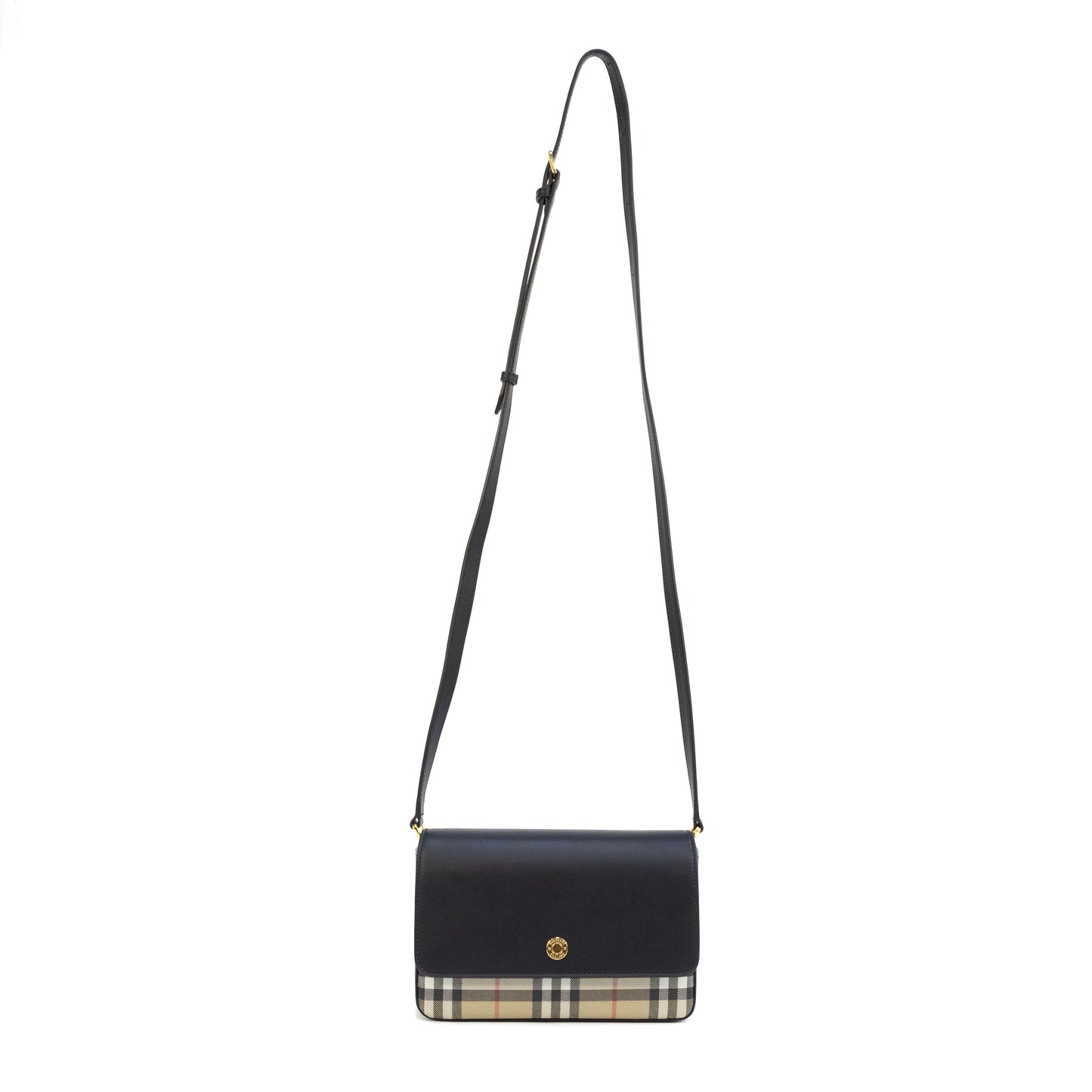 Burberry Hampshire House Check Crossbody Shoulder Bag