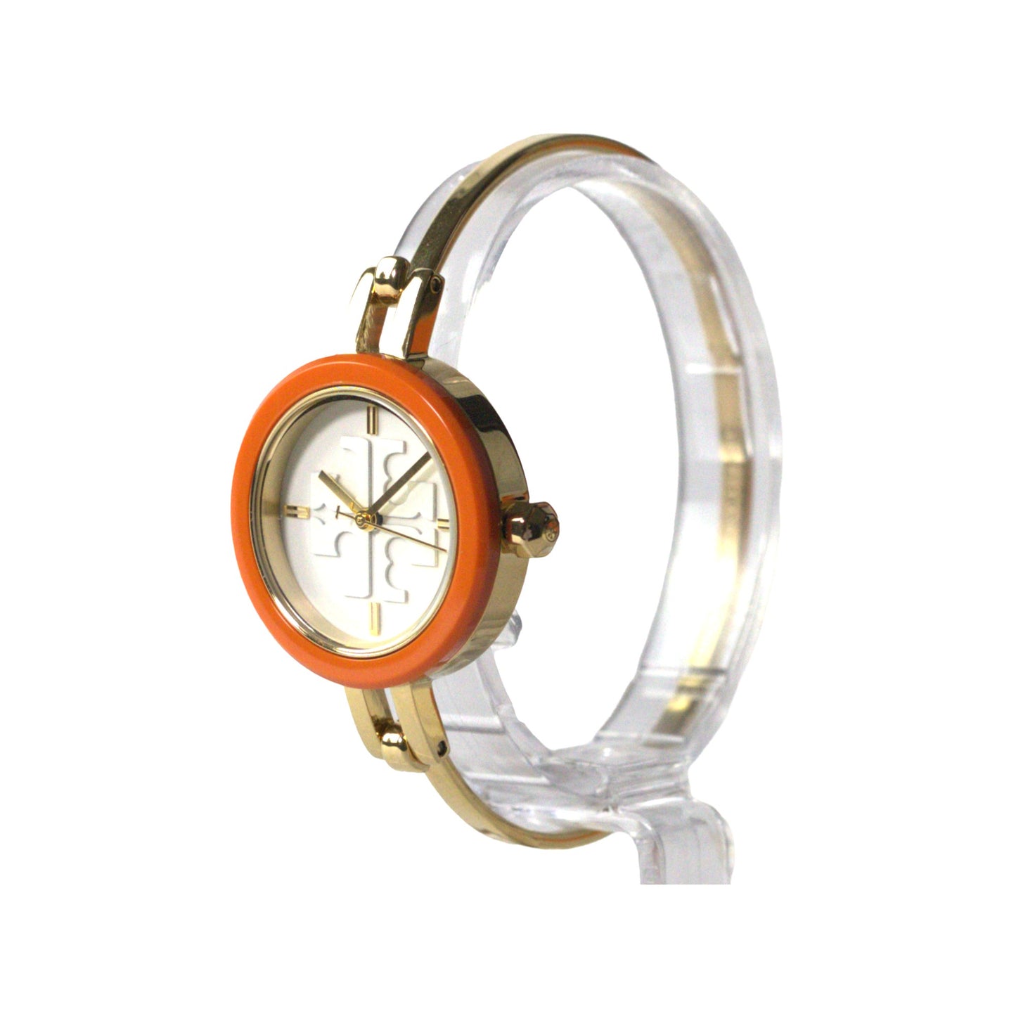 Tory Burch Gigi Small Gold Bangle Watch Interchangeable Bezel Set - TBW2100